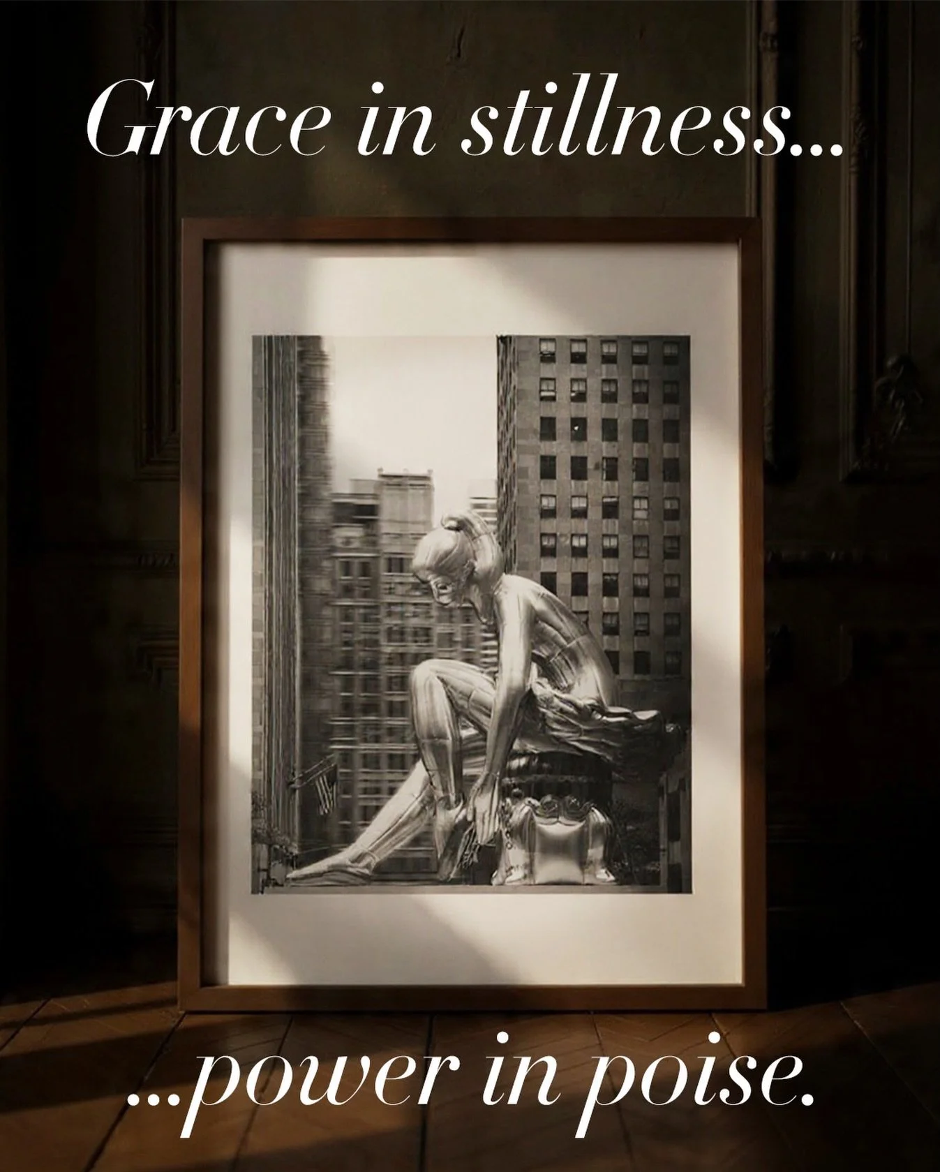 Grace in stillness, power in poise.
Seated Ballerina at Rockefeller Center &mdash; a moment of quiet elegance in the heart of New York City.

Available for collectors and art lovers at NYCLimitedEdition.com