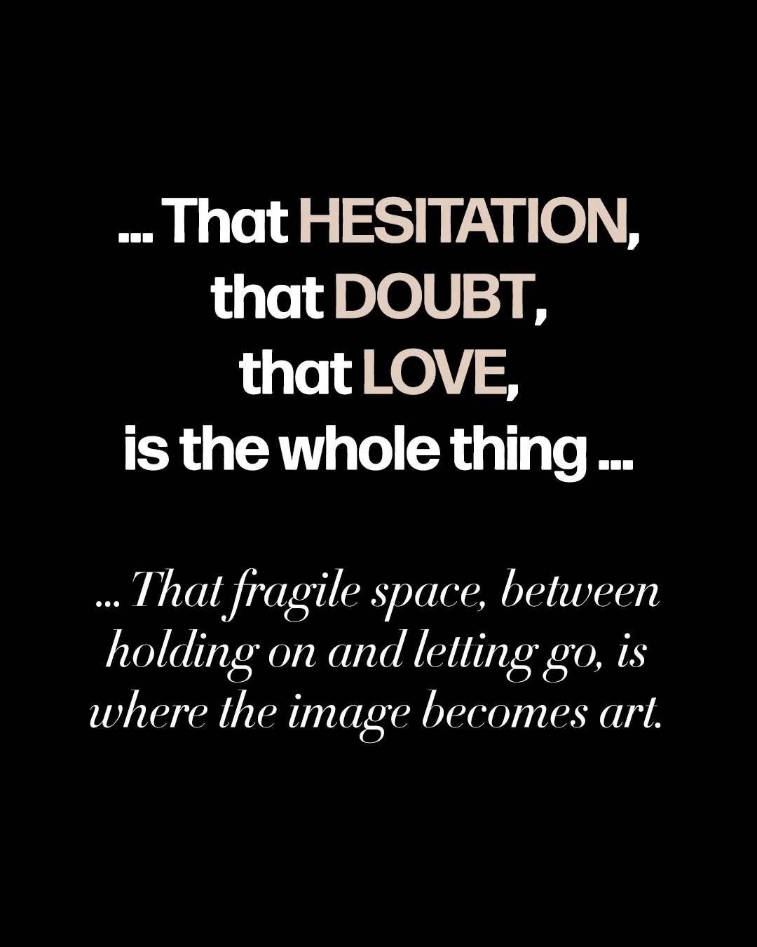 " AI can generate a thousand images in a second. But it will never know what it feels like to almost not press the button. "

Collect New York and keep a piece of its soul.

Visit our collection at NYCLimitedEdition.com