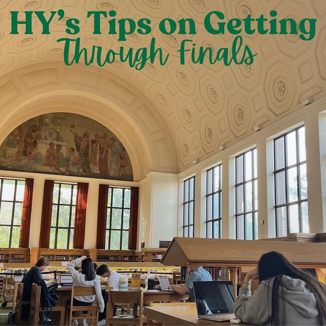 As we approach finals, make sure you are taking the time to care for yourself. Here are some of HY Tulane&rsquo;s favorite self-care tips to get through exams 📚📄

design and content: @maddietarica