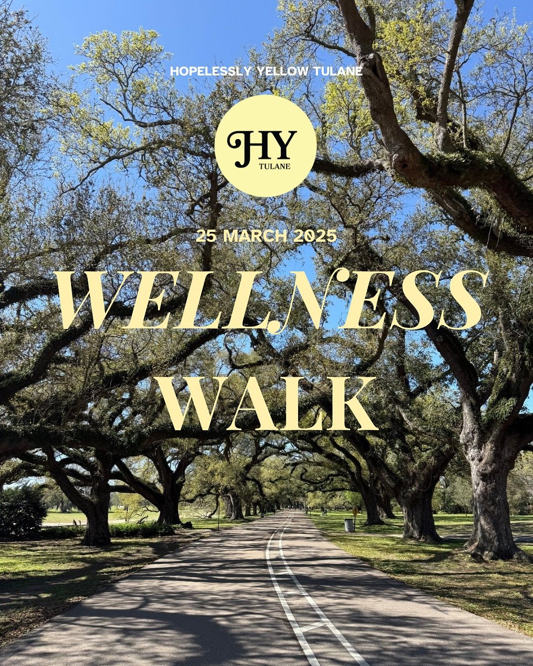 Join us next Tuesday, 3/25, at 5 pm in Audubon Park for our Wellness Walk &mdash; welcome to all! Everyone who attends will receive a goodie bag with products from @thatsit @drinkbubblr @naturallyseriousskin @terraorigin Come for a good reset, the be