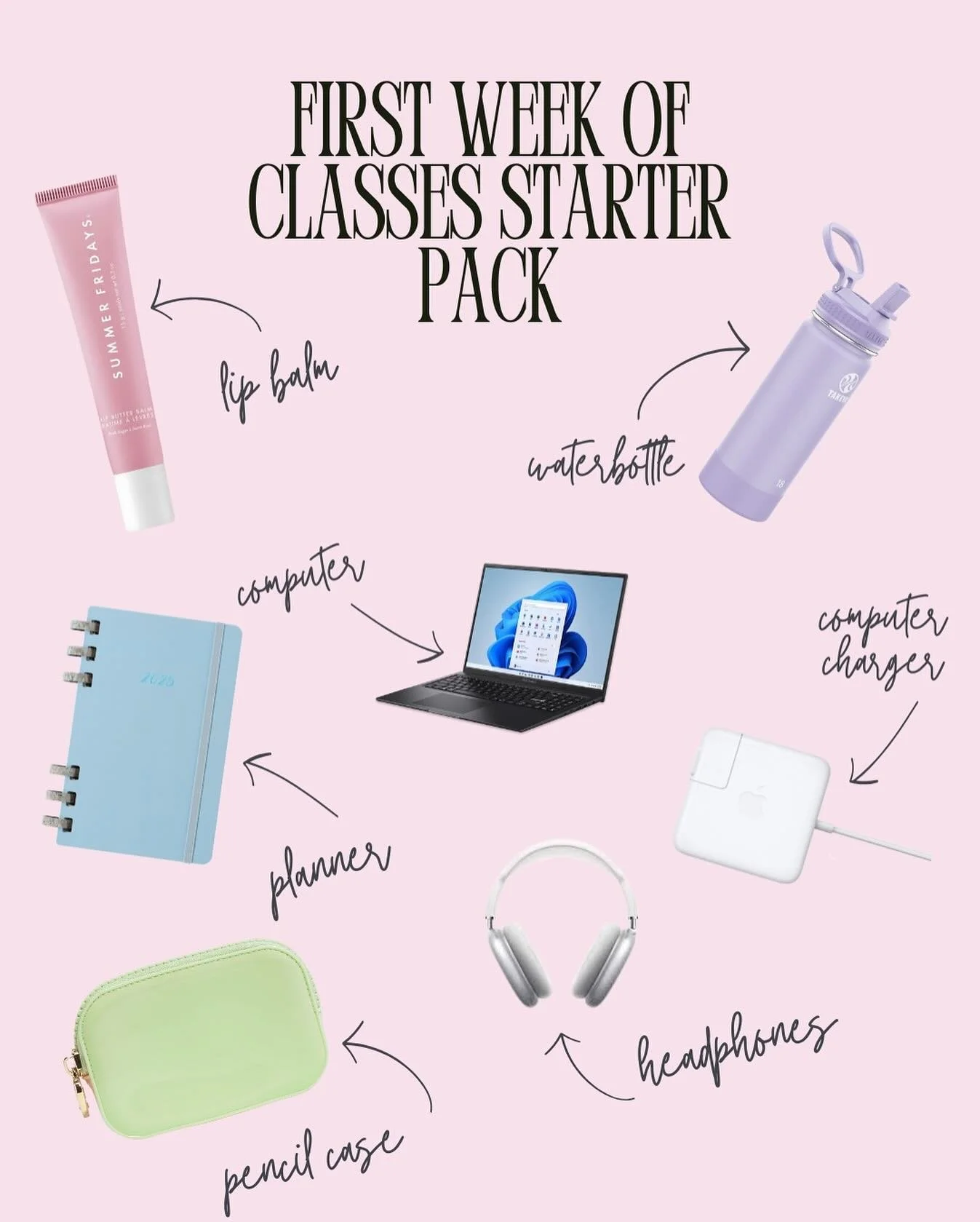 Happy first week of classes! Here are some of our favorite ways to stay prepared for the busy week ahead ✏️💛🌟