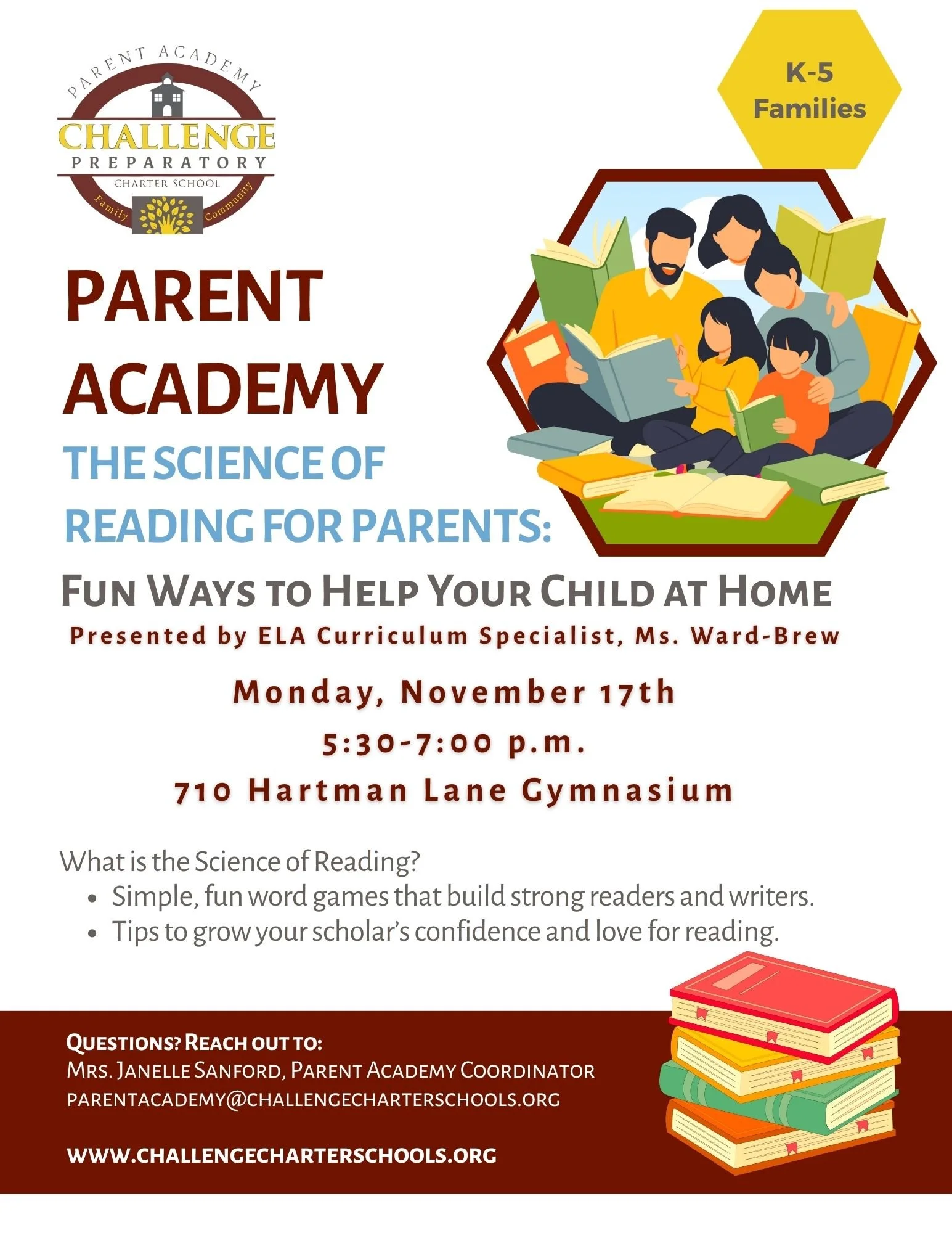 Parent Academy Hosts: K-5 Workshop