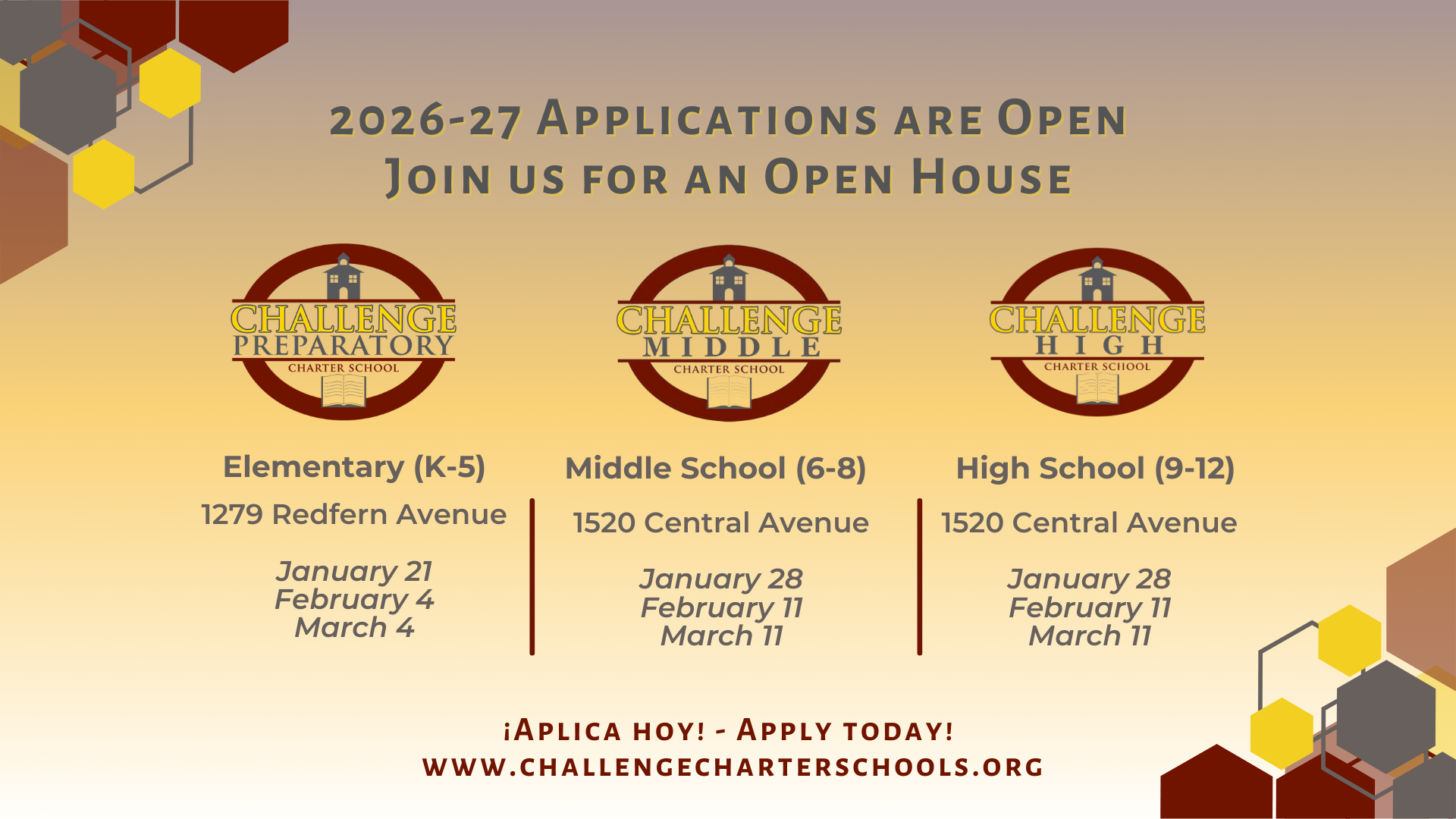 New Families: Open House - Middle &amp; High School 