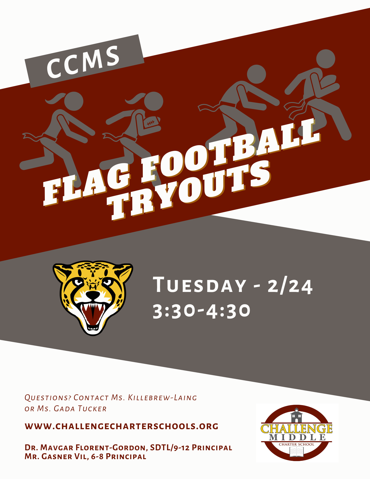 CCMS Flag Football Tryouts