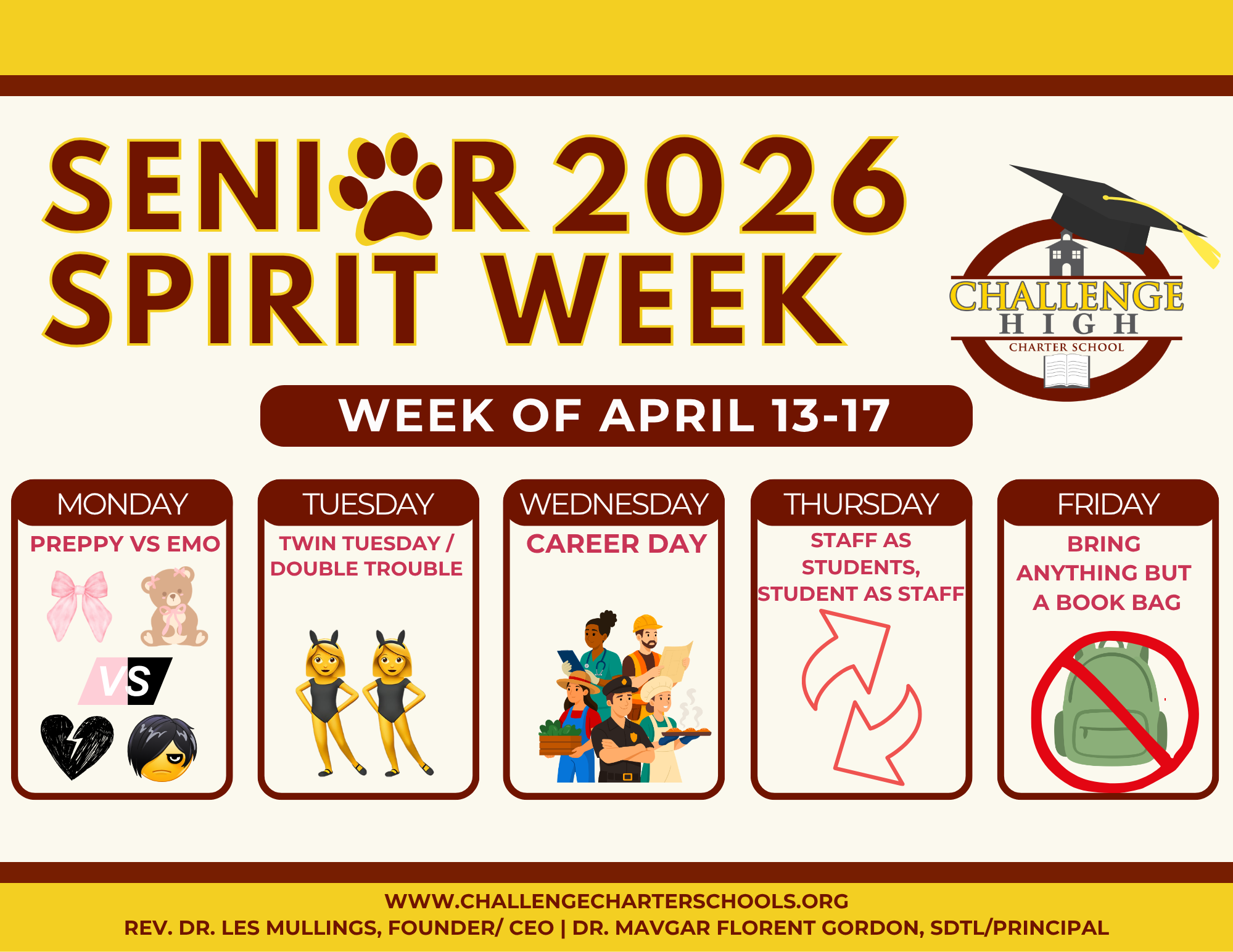 CCHS Senior Spirit Week