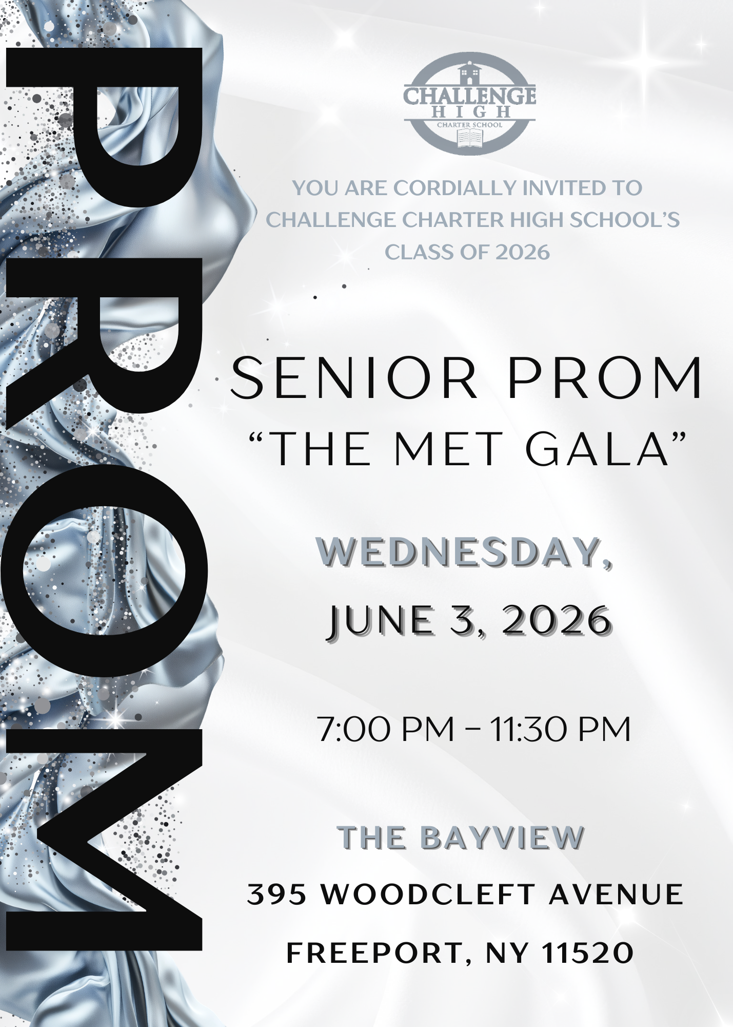 High School Prom on June 3