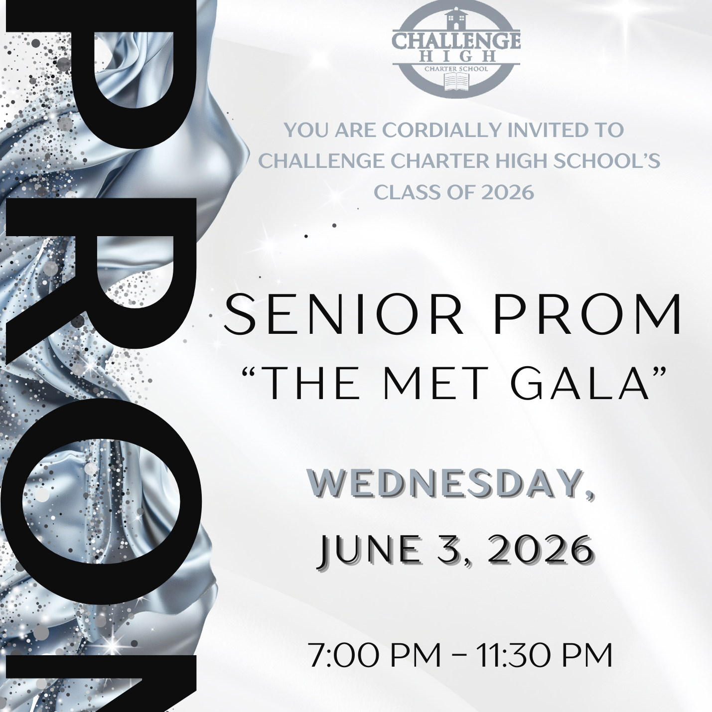 class of 2026 senior prom for challenge charter high school