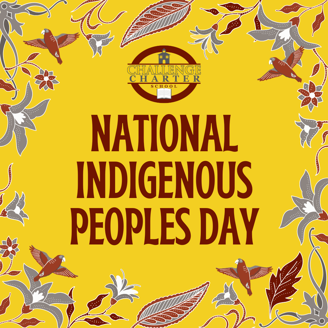 Indigenous Peoples Day with multicolored leaves