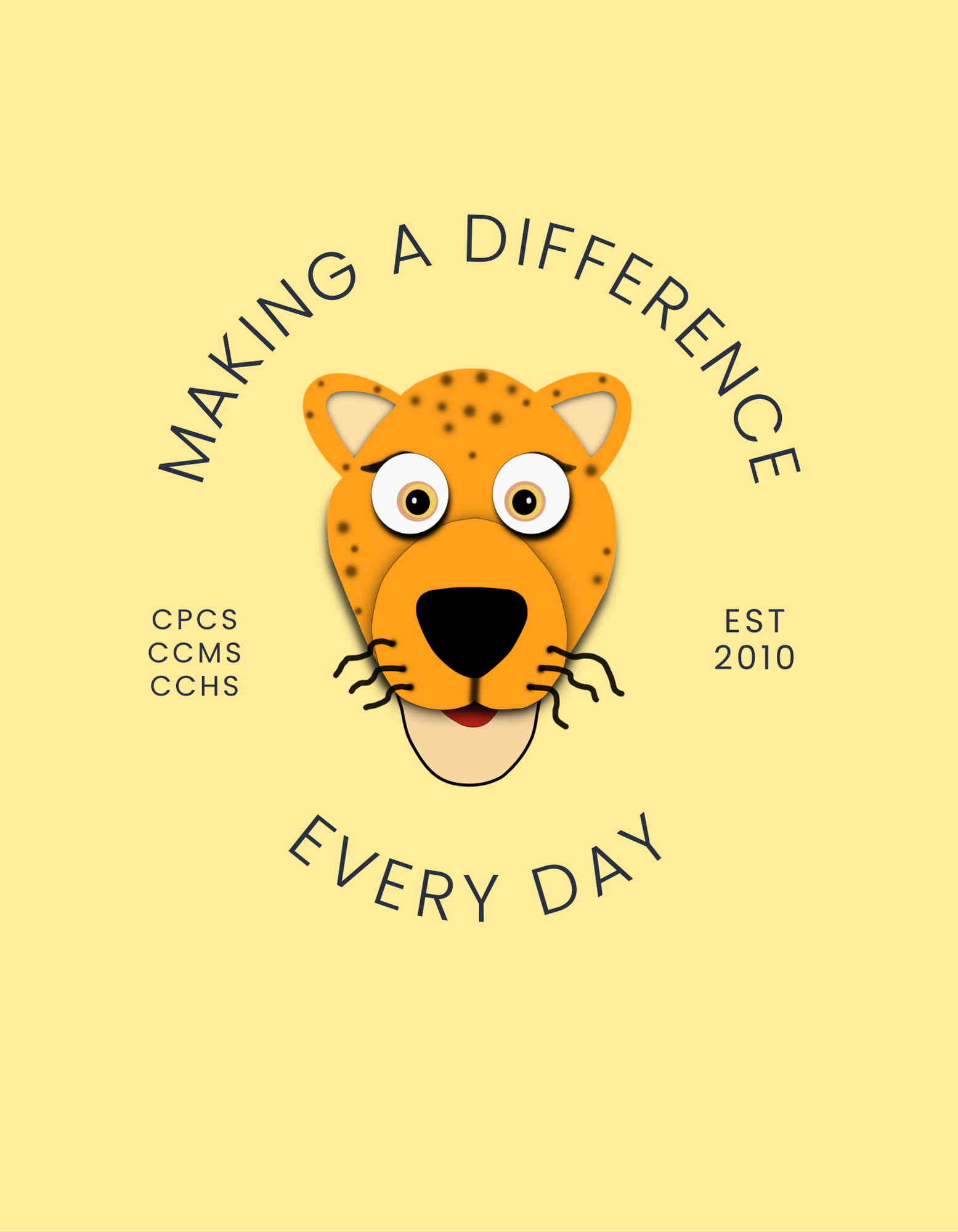 champ mascot appears with "making a difference ever4y day'