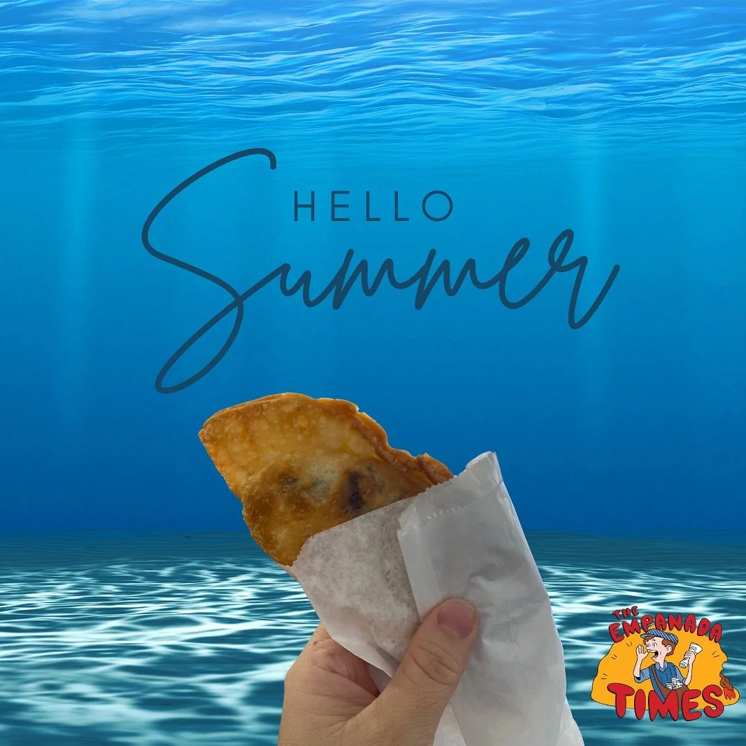 It&rsquo;s officially the first day of summer &amp; it is hot! Who plans to spend some summer days by the pool with a snack and drink? #summer #empanada #placestoeatnj #thingstodonj #smallbusiness #restaurant