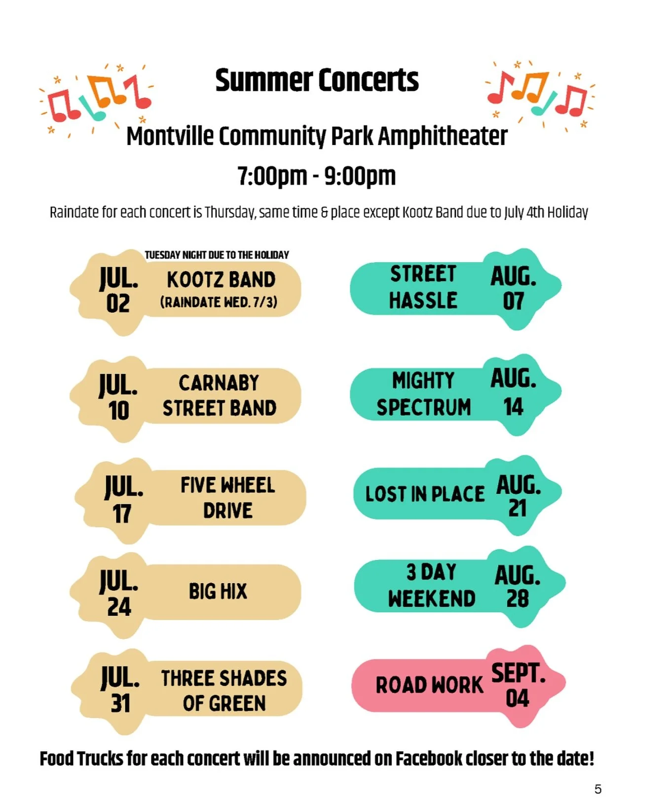 The food truck will be rolling up tonight to the @montvilletownship concert! Come say hi and get some empanadas. #empanadas #placestoeatnj #thingstodonj #foodtruck