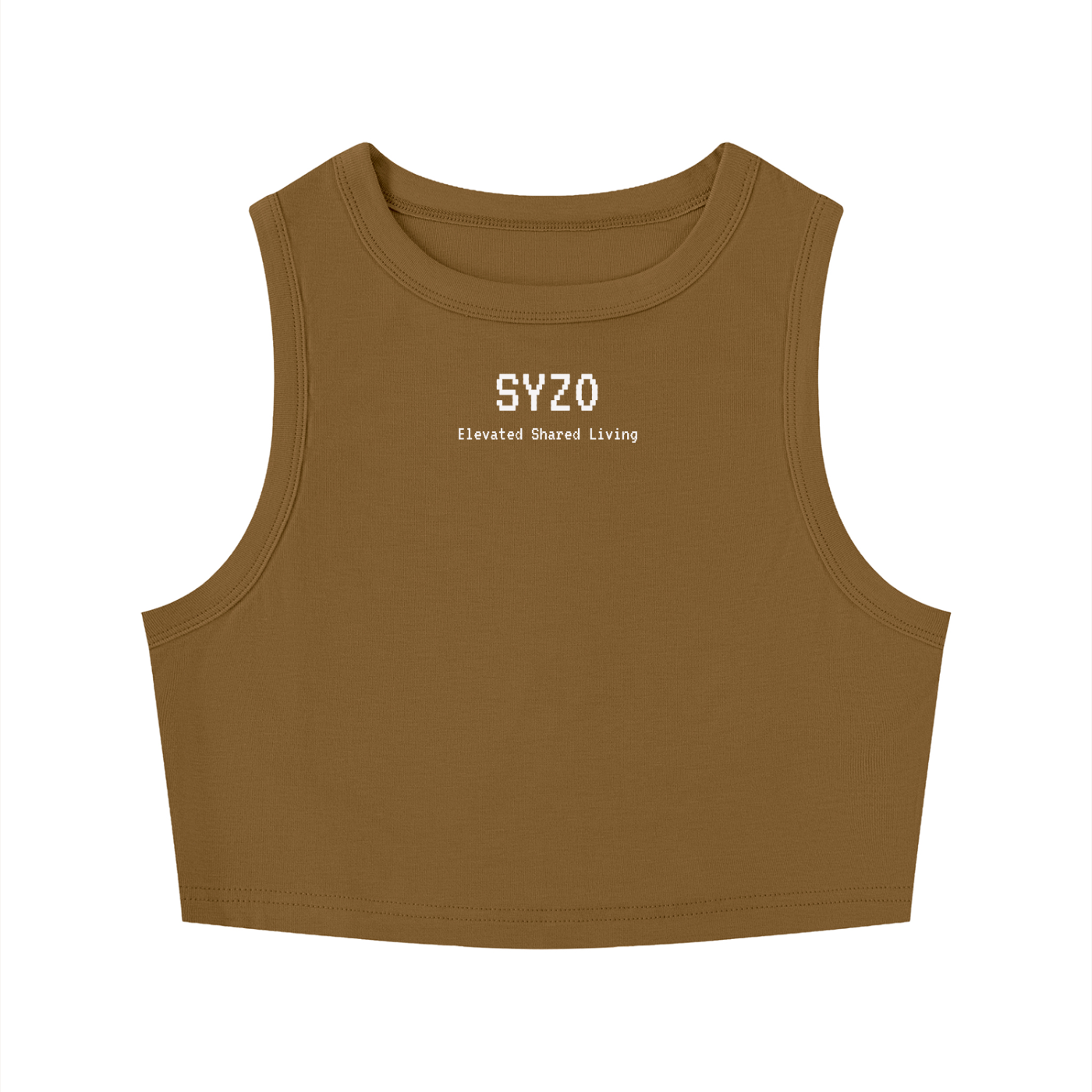 Women's Tight Crewneck Crop Tank Top