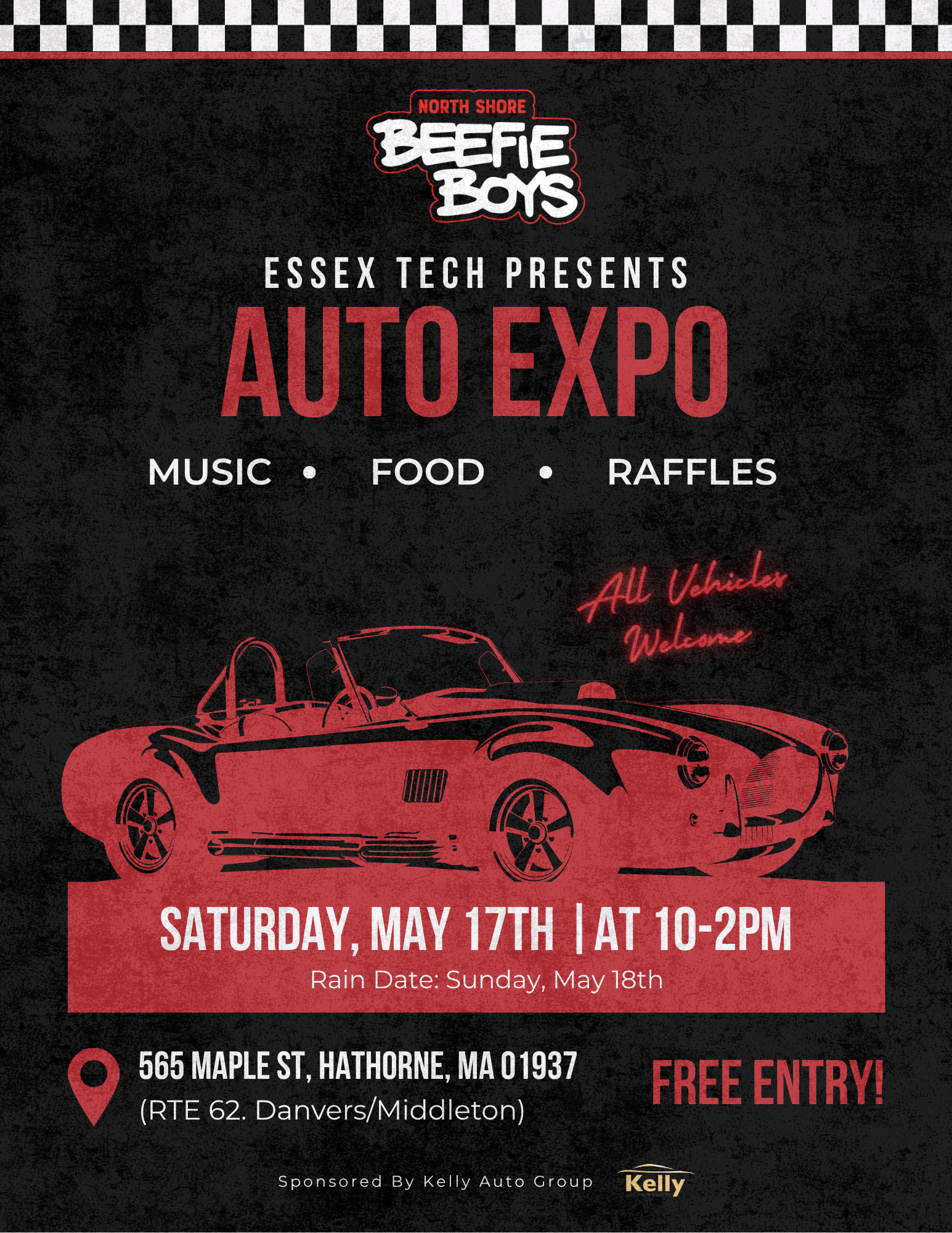 Beefie Boys event flyer - Northshore, MA