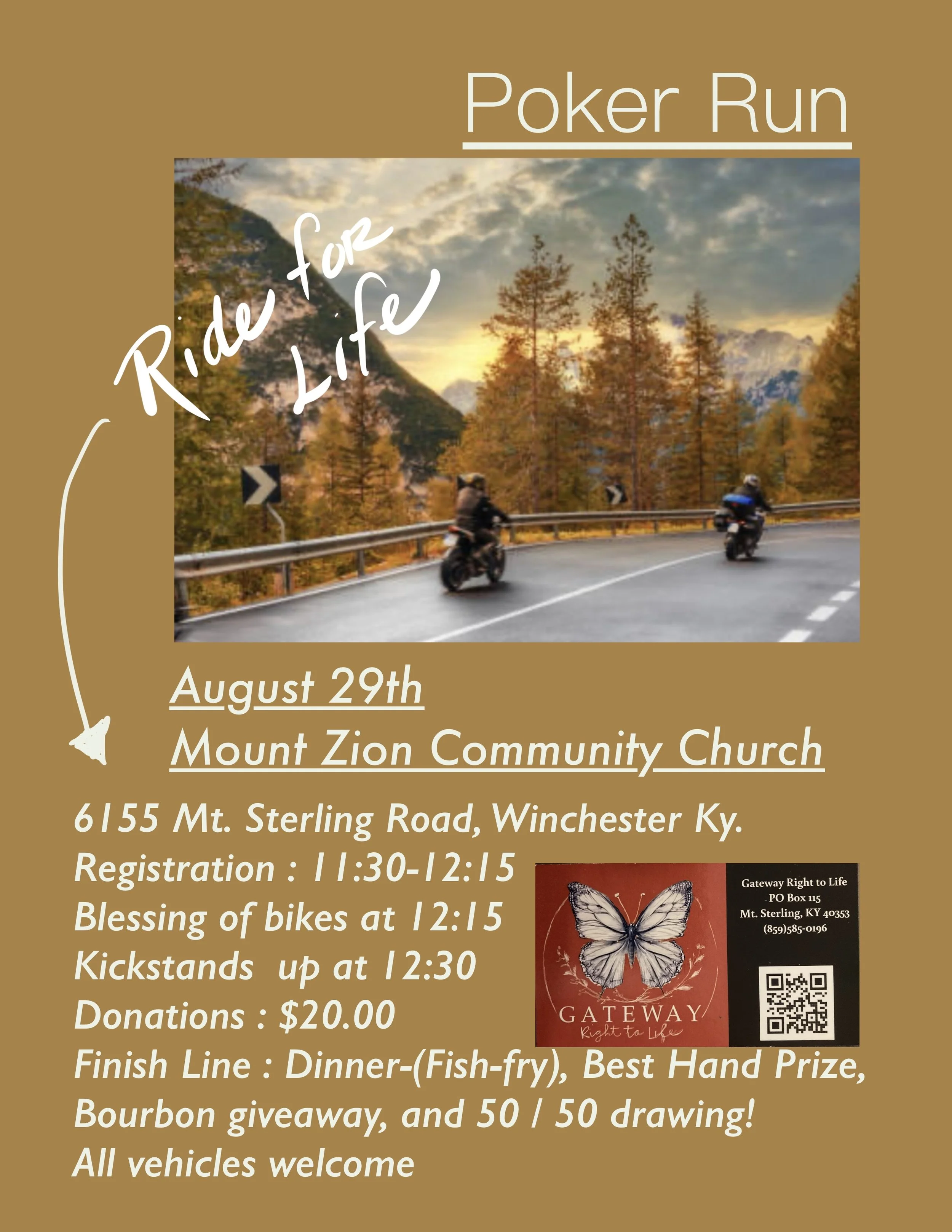 Poker Run 2026 Flyer