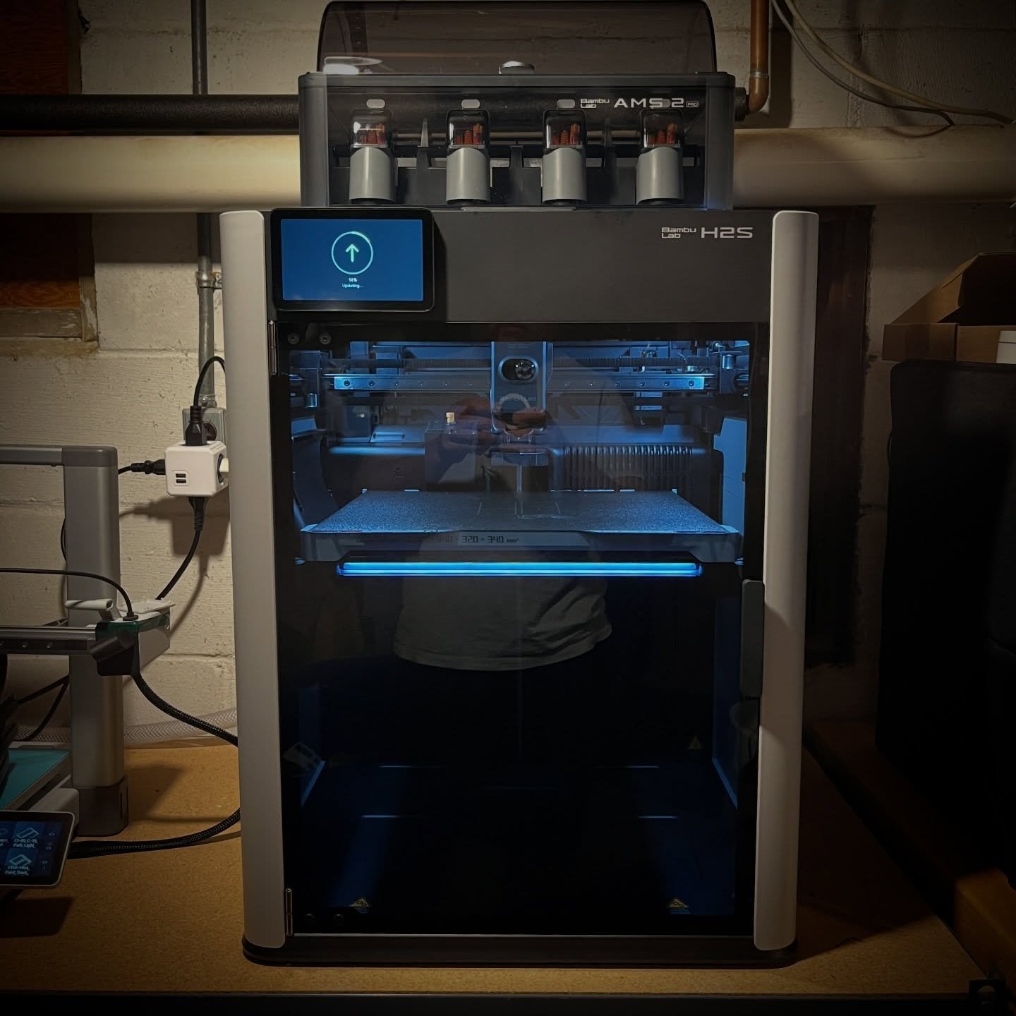 Onboarding the new guy so we can get orders out faster! #bambu #bambulab #led #innovation #manufacturing