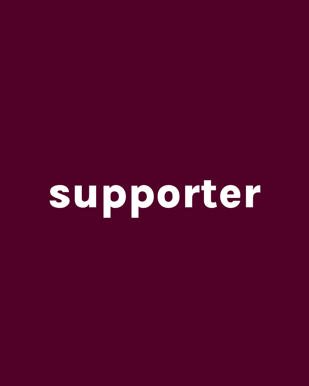 Supporter Rate