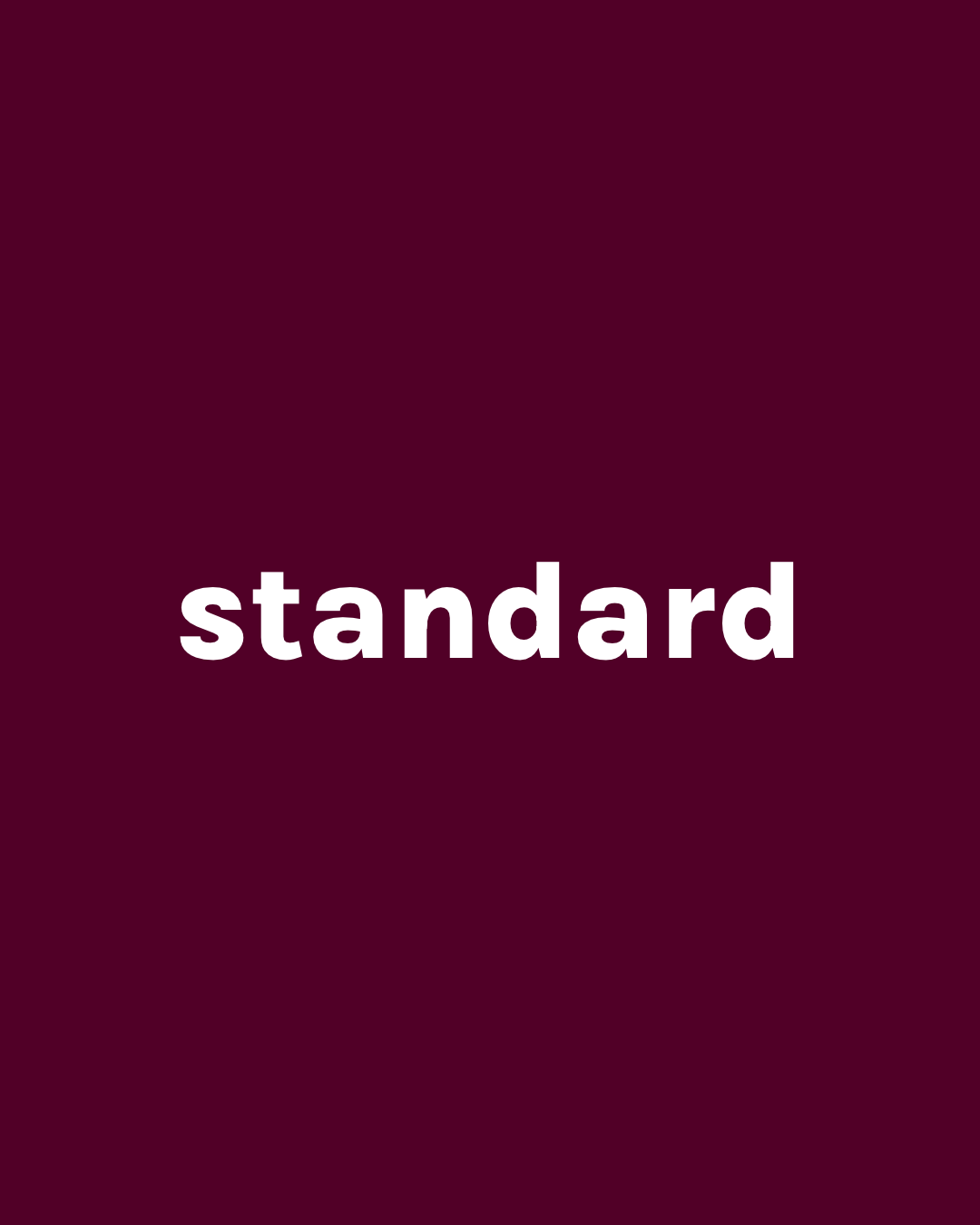 Standard Rate