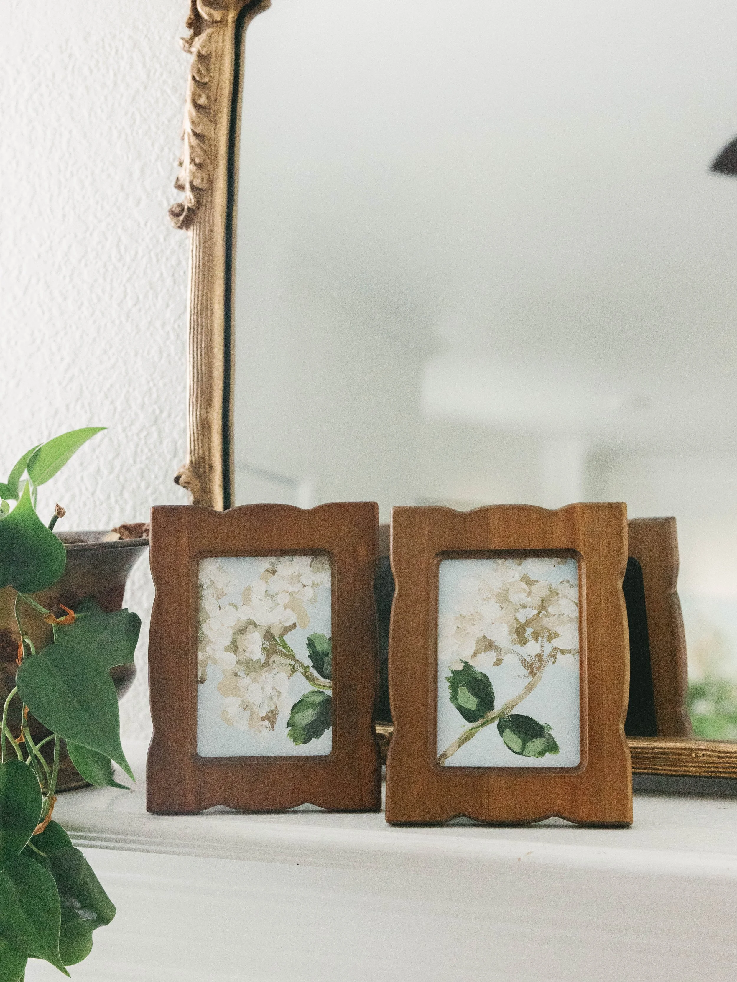Hydrangea Babies // 2x3 Framed Original