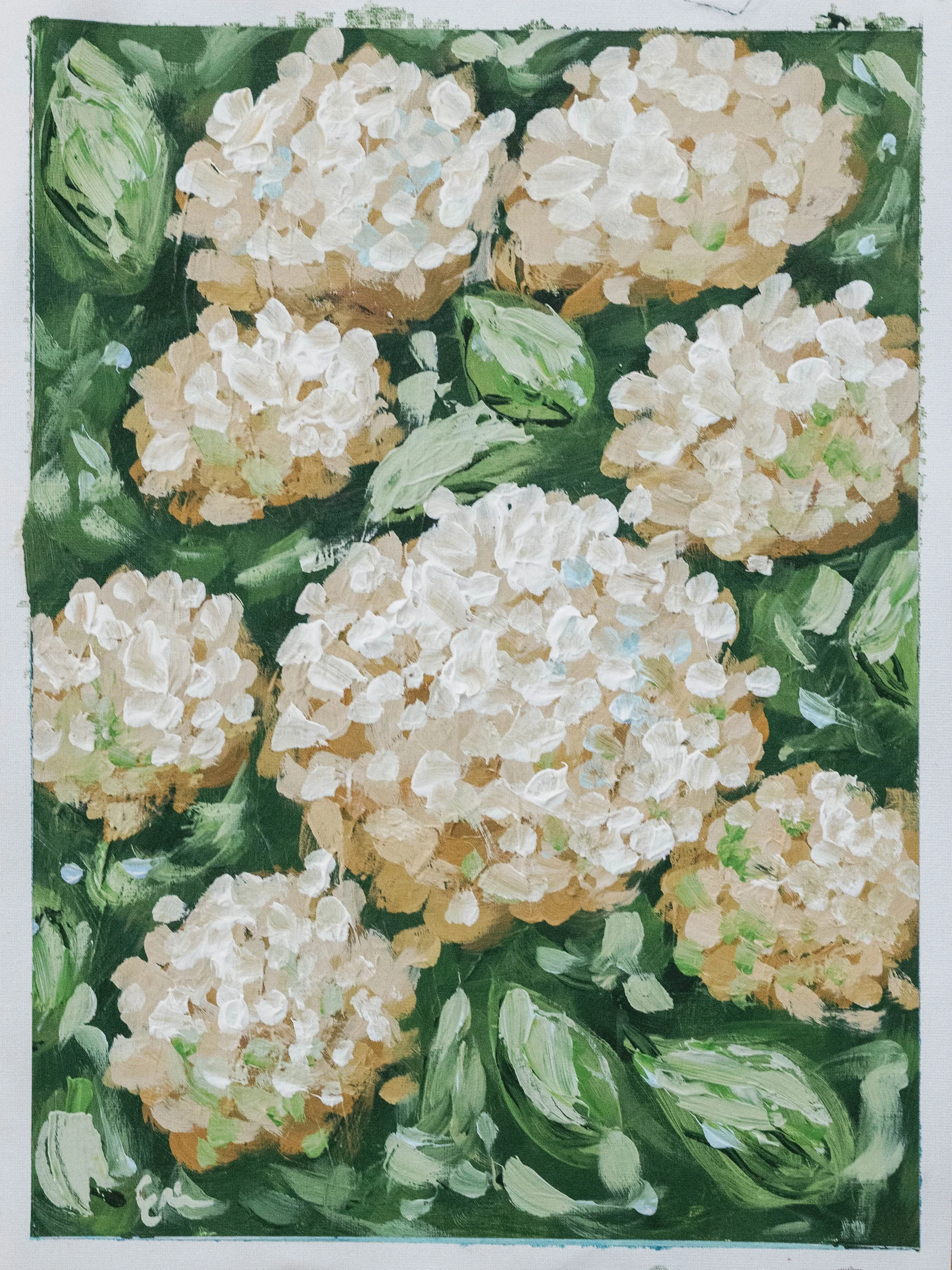 Blooms // 9x12 Original