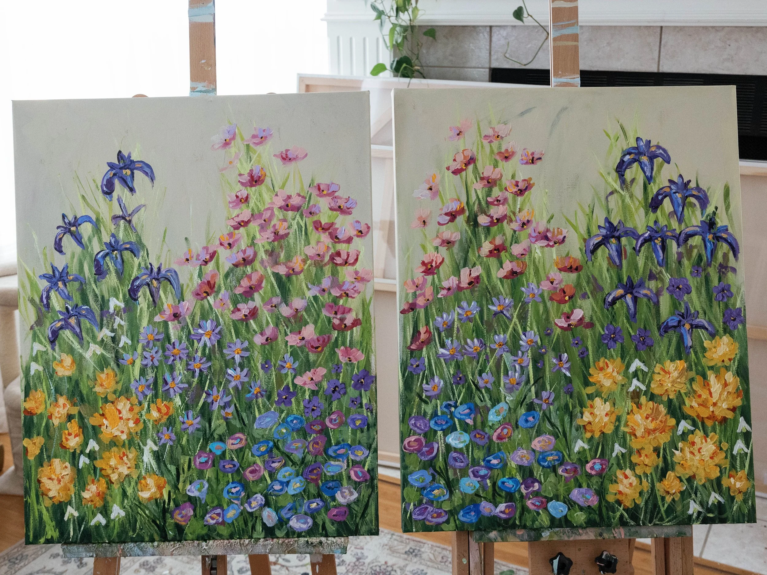 Commission for Katie // a set of 24x30 Original