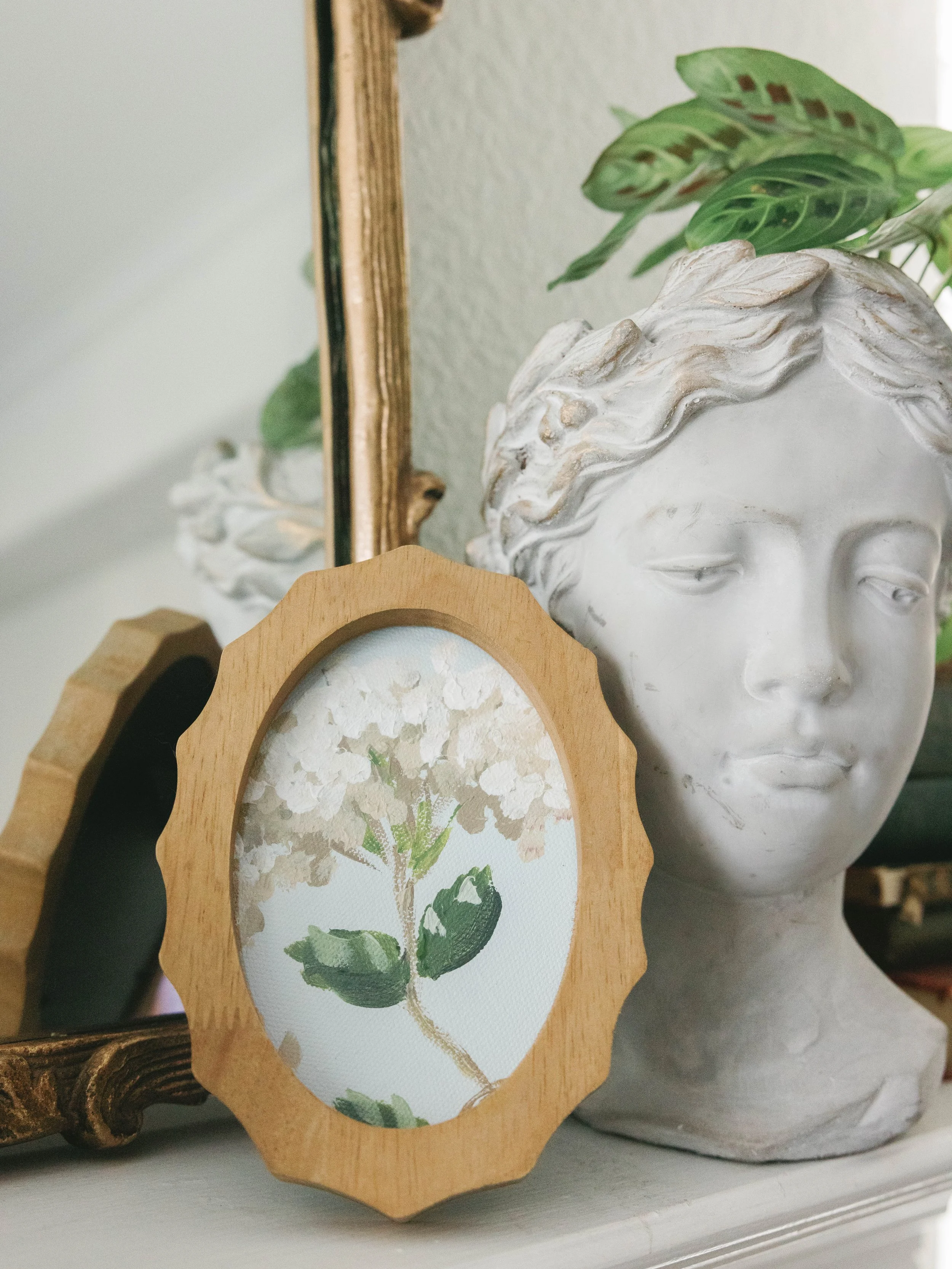 Hydrangea Babies // 2x3 Framed Original