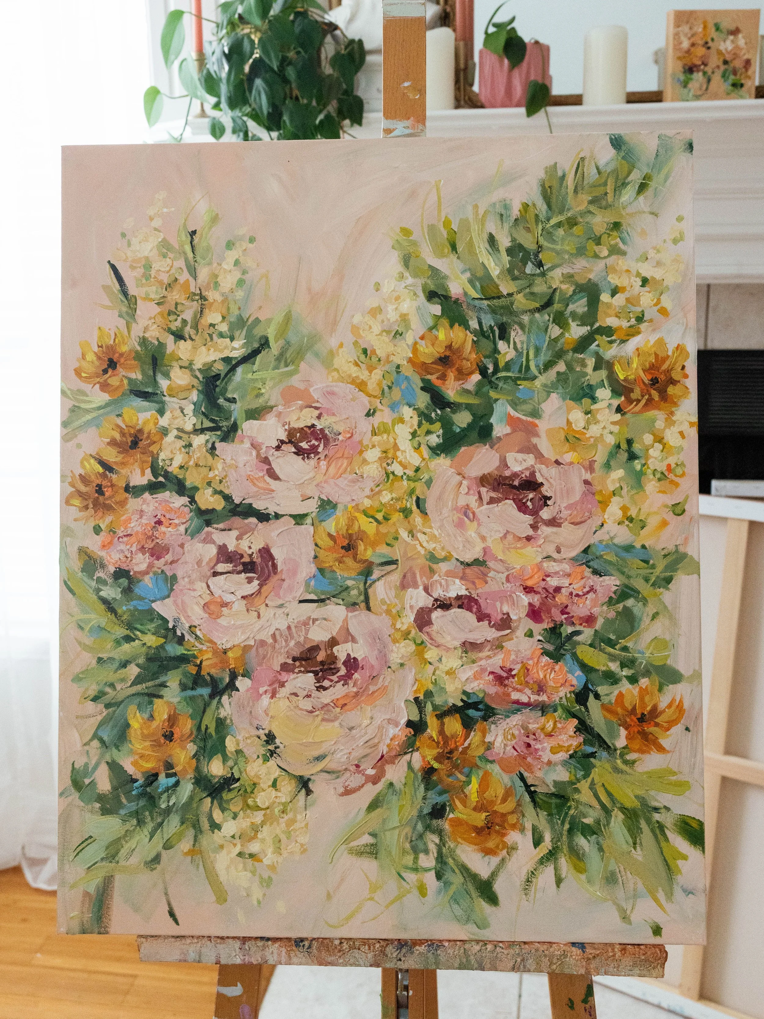 Blossoms // 24x30 Original