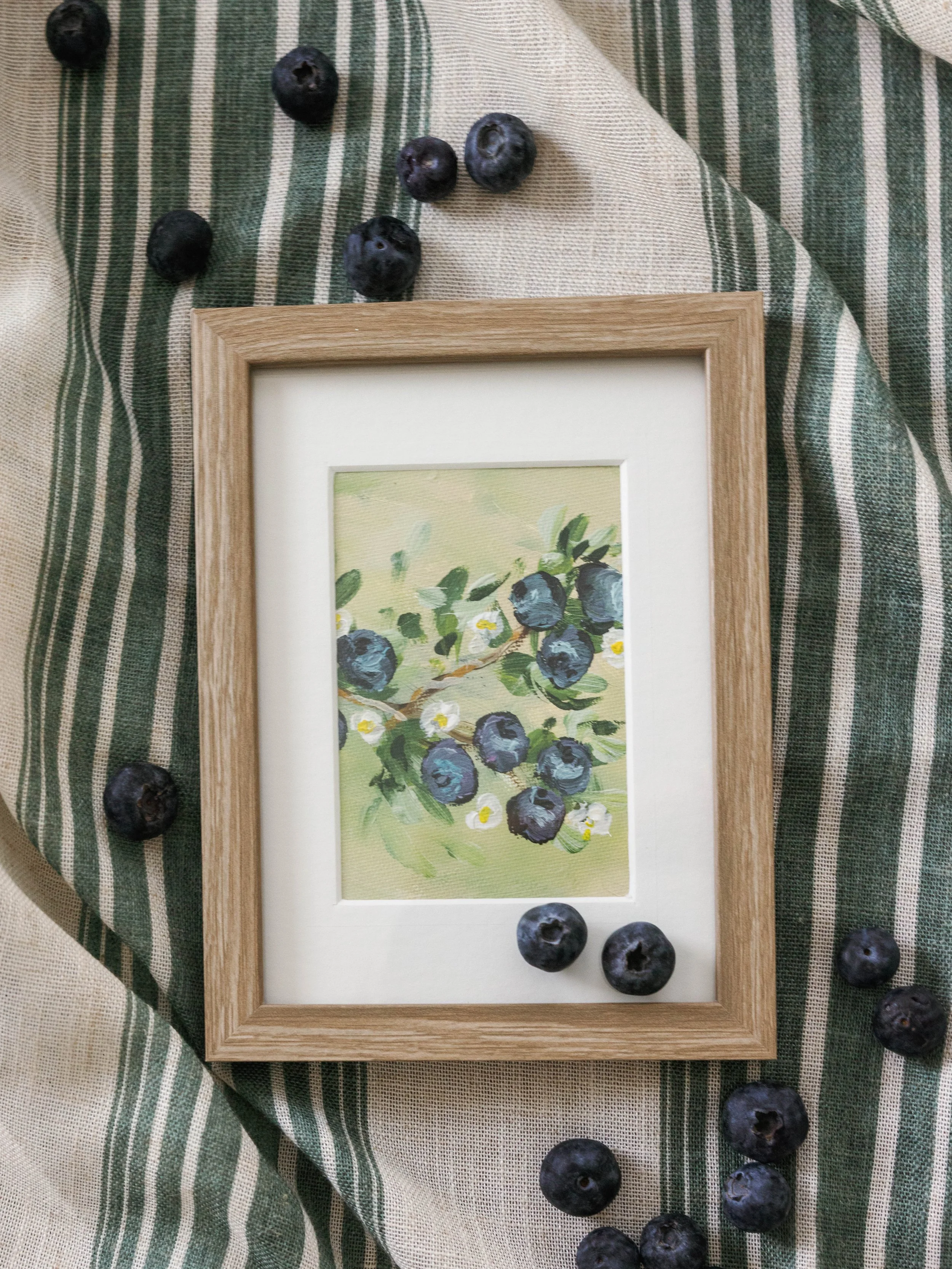 Blueberries // 5x7 Original