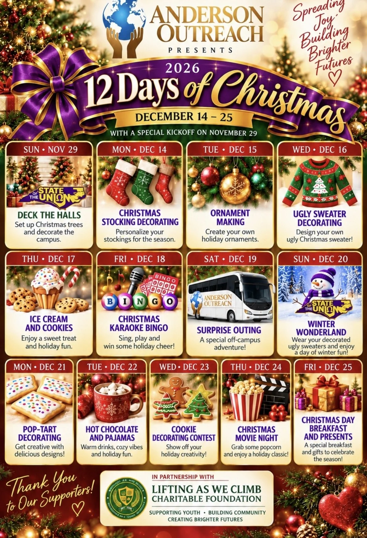 12 days of Christmas Countdown 
