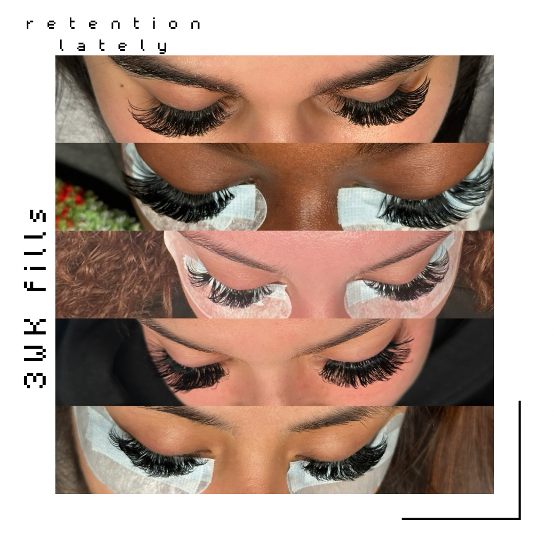 Retention- usually 2-3WKS