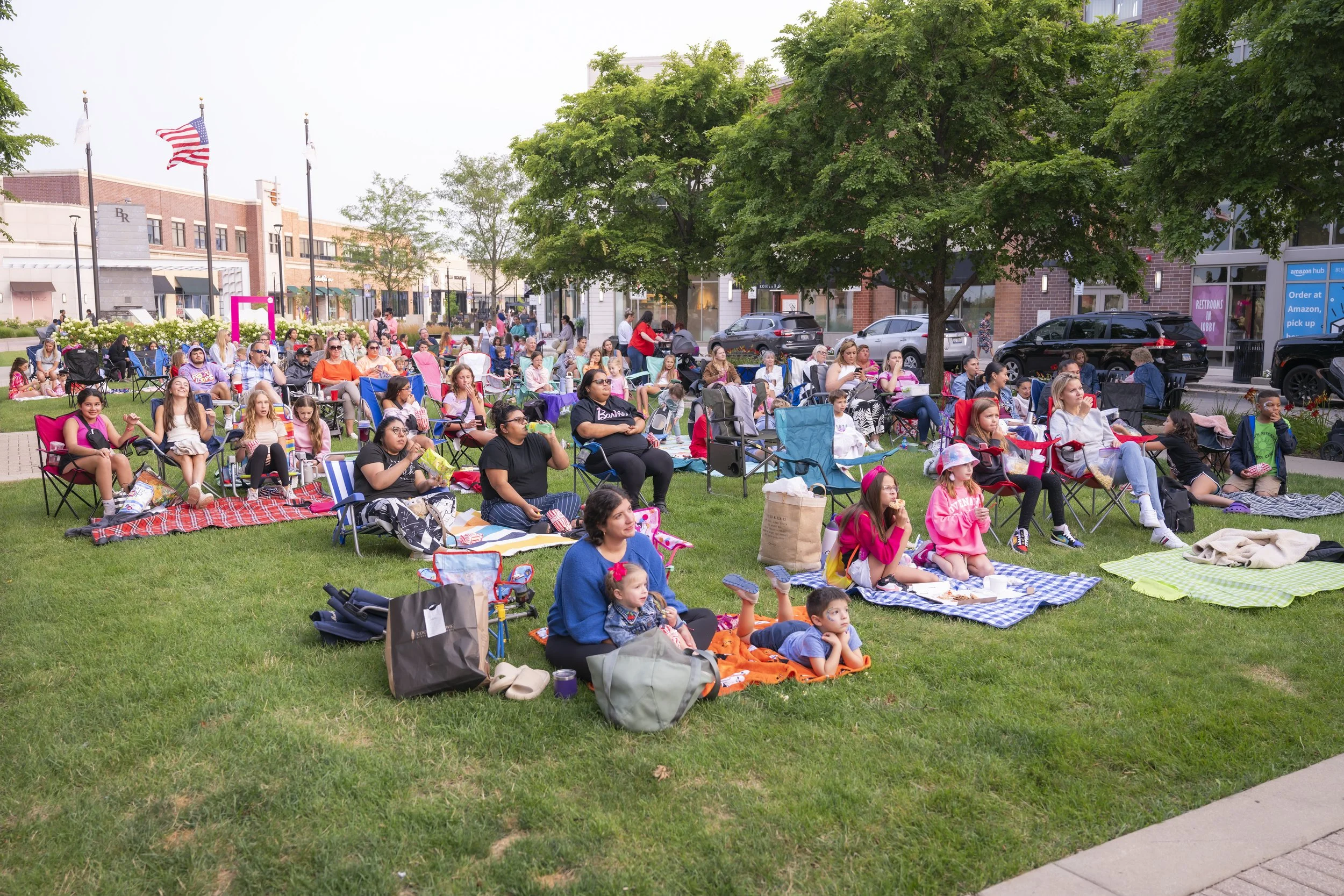 Halloween Movie on the green