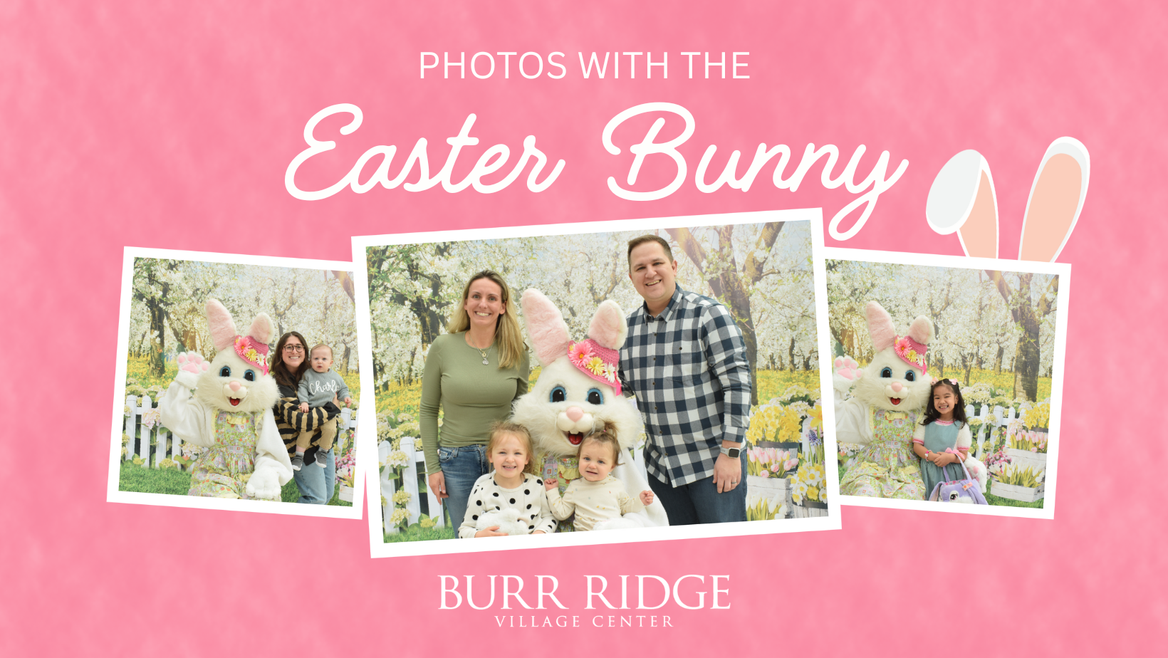 Photos with the Easter Bunny