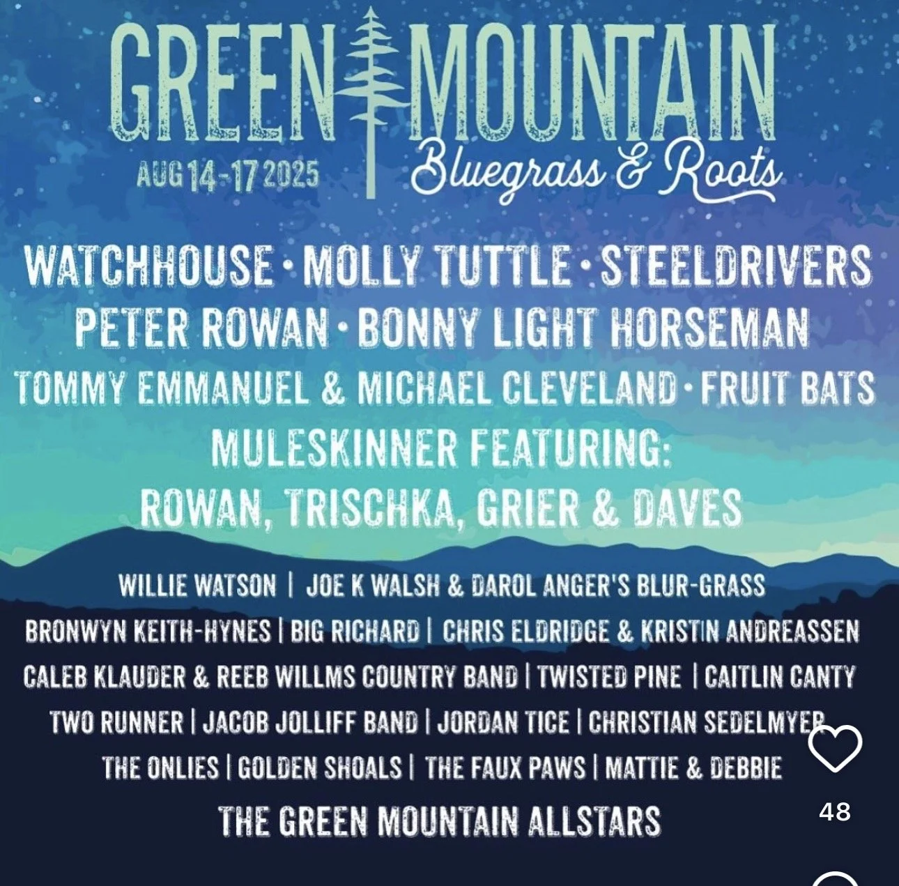 Green Mountain Bluegrass and Roots Festival 
