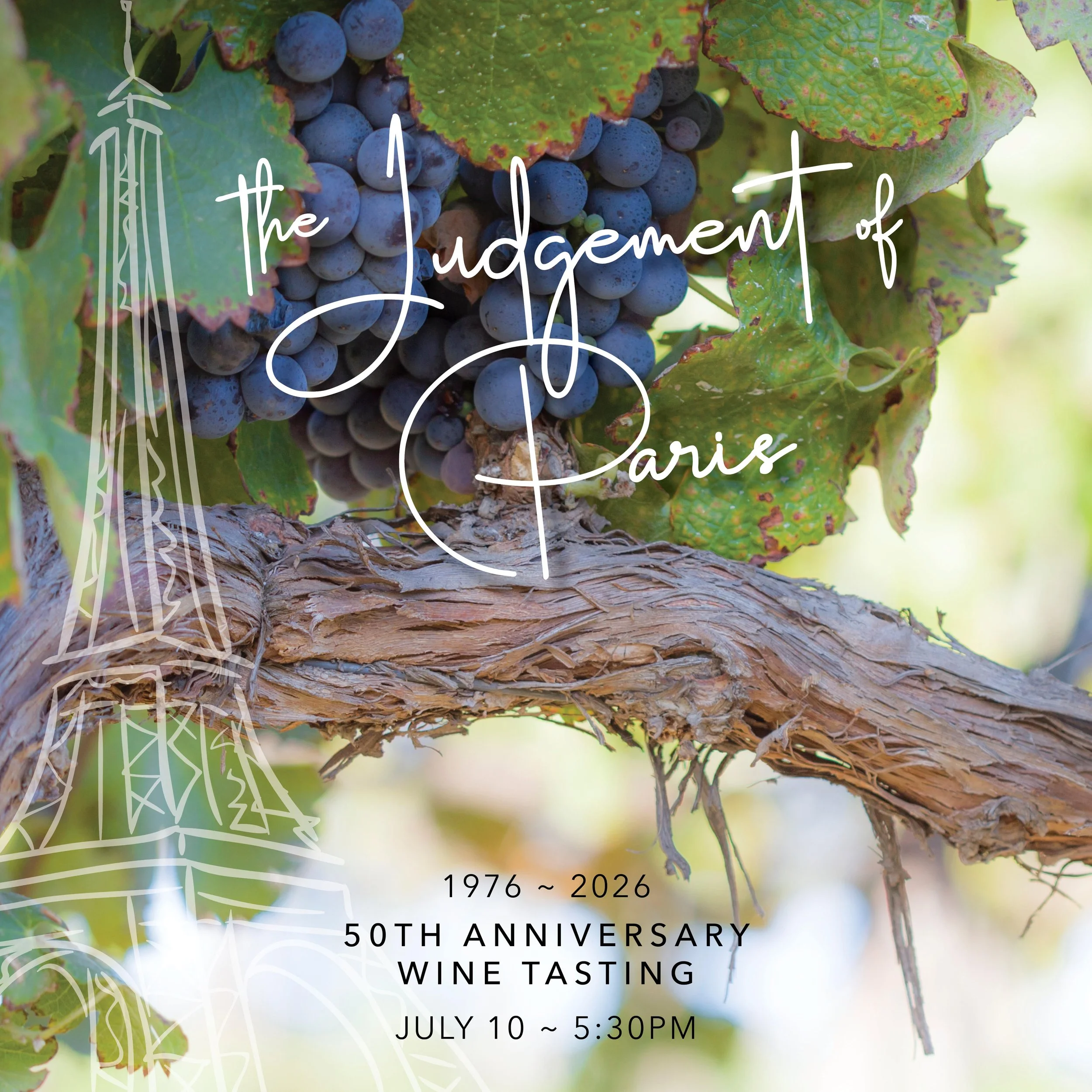 The Judgement of Paris 50th Anniversary Wine Tasting 