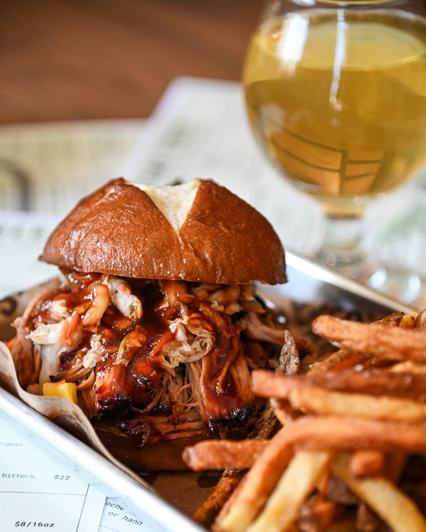 Did you know we smoke our BBQ meats over local Vermont Cherry &amp; Apple wood? Low N&rsquo; Slow, always!🔥🔥

Our Pulled Pork Sandwich includes our slow-smoked pulled pork, topped with house-made slaw, pickled pineapple and Shakedown BBQ sauce + se