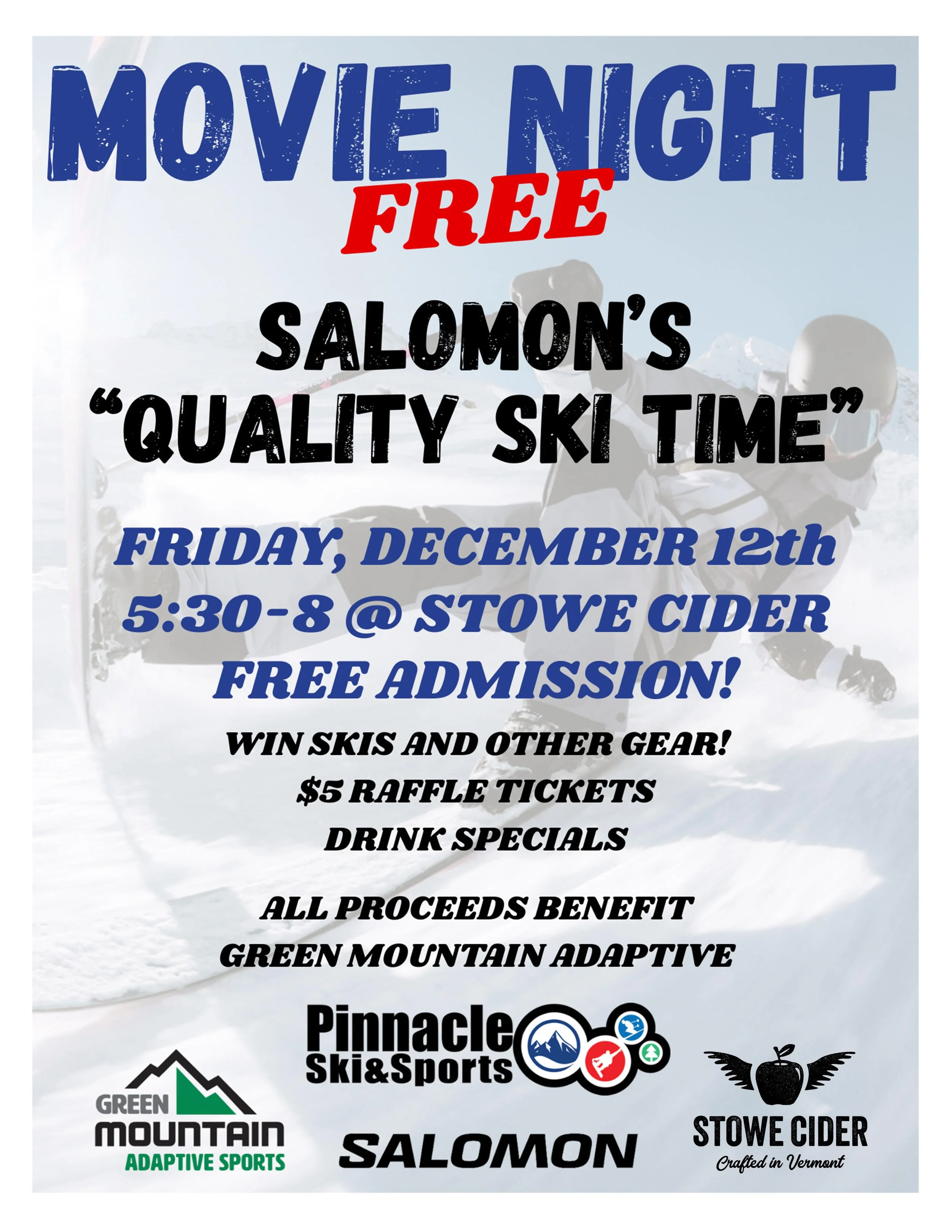 Movie Night w/ Salomon's "Quality Ski Time"!