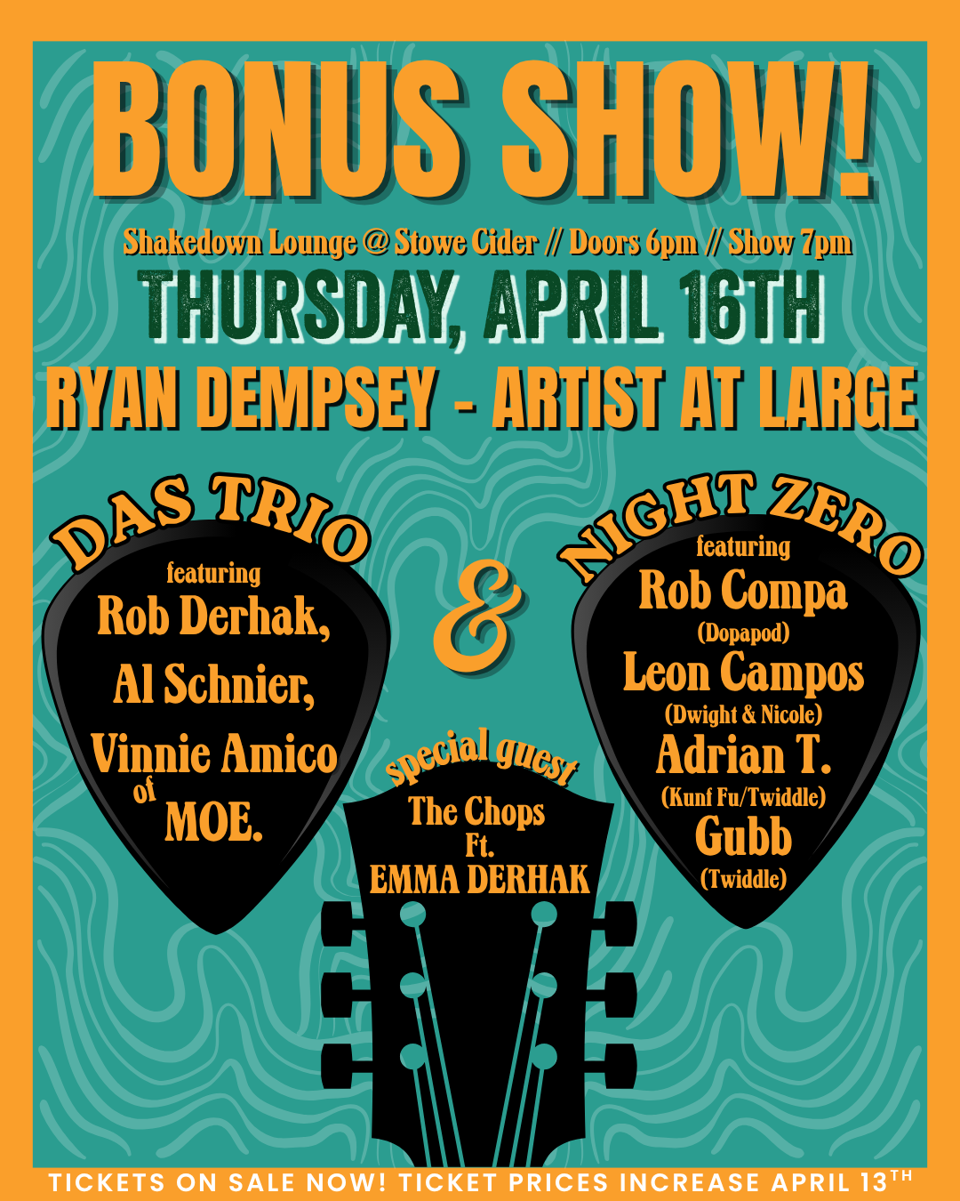 DAS TRIO (1/2 of moe.) + Night Zero + The Chops