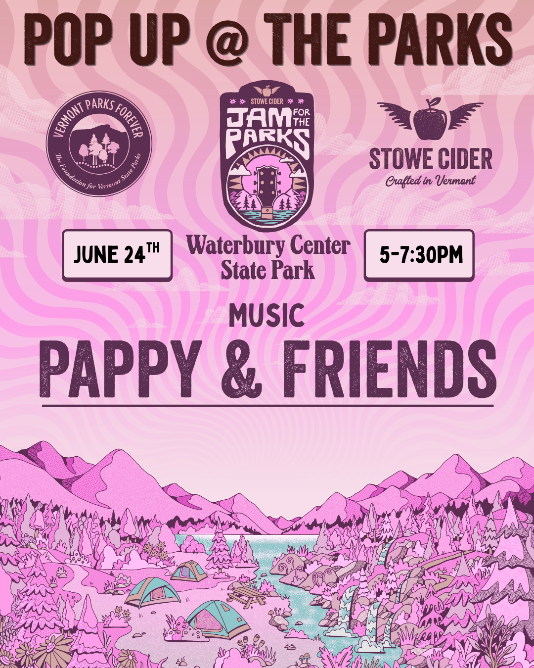 Pop Up At The Parks w/ Pappy &amp; Friends!
