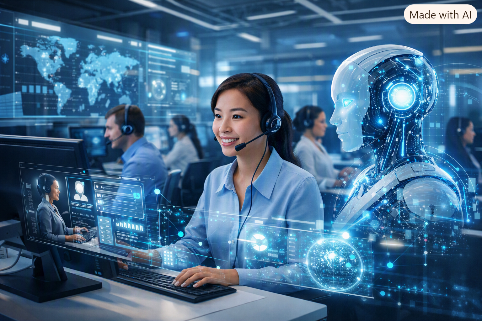 Call center agent in future call center environment