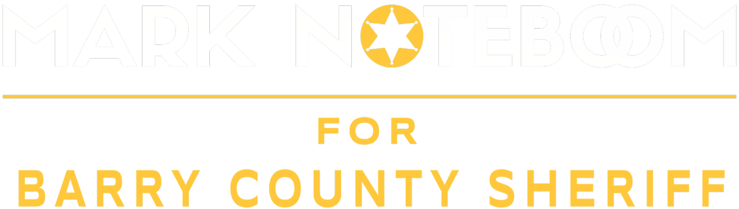 Noteboom for Sheriff
