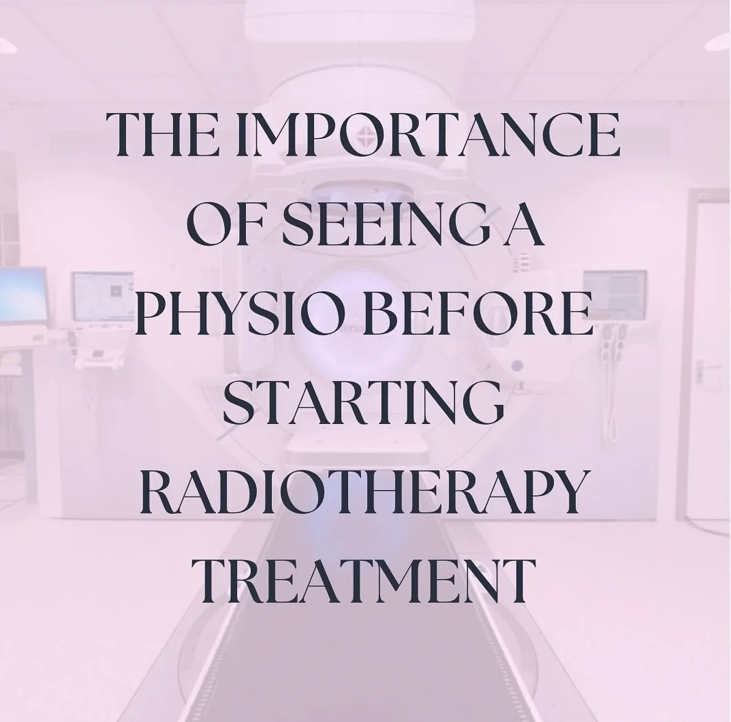 📢 LISTEN UP! 

I feel very passionately about this and I&rsquo;m on a mission to get everyone who&rsquo;s having breast/chest wall radiotherapy to make sure they&rsquo;ve seen a specialist physiotherapist before they start their treatment. 

I run R