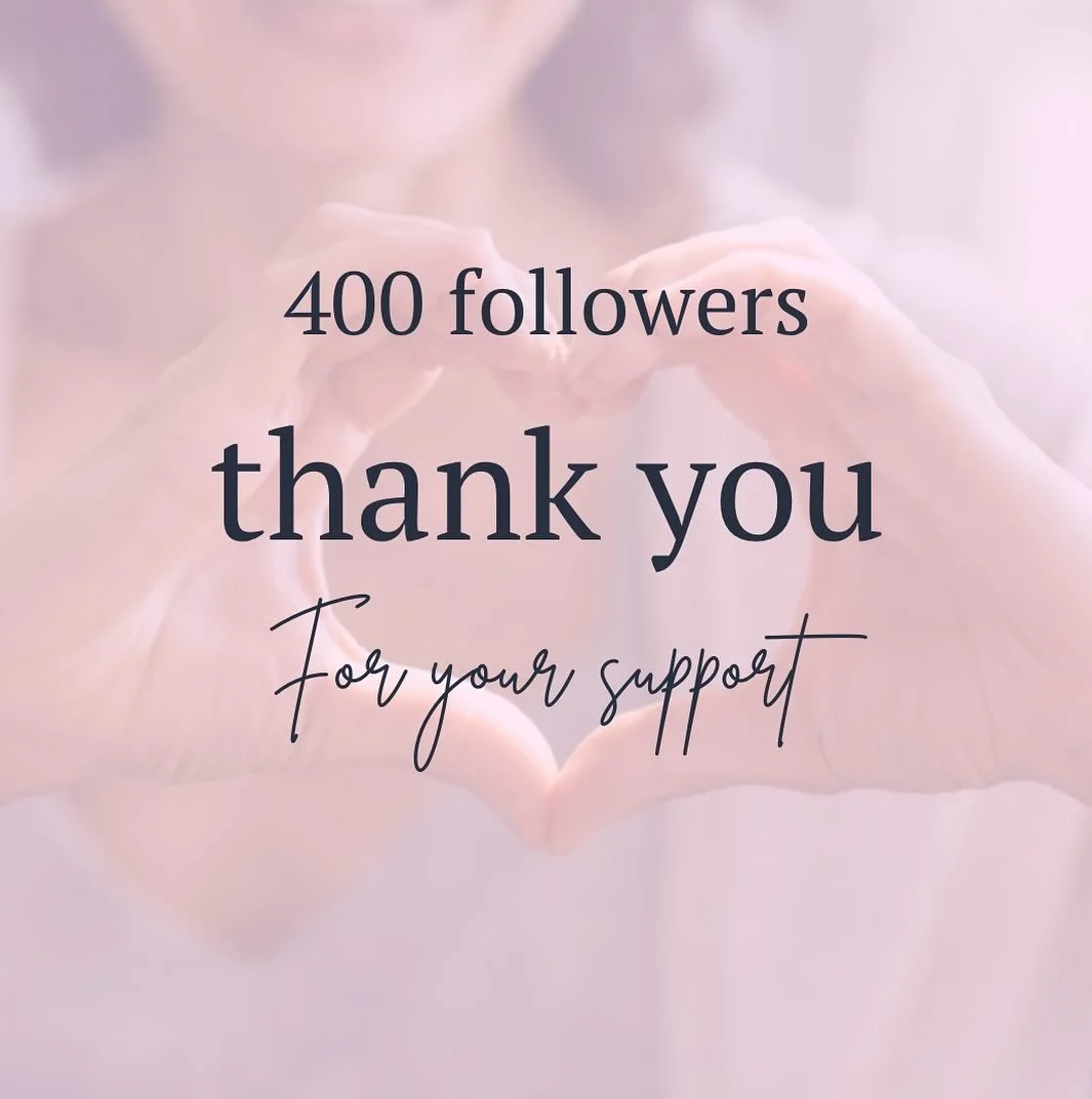 400 strong 💪 Thank You! 

I&rsquo;m so grateful for each and every one of you for supporting my journey as I dipped my toes into the private practice world this year. Anyone who&rsquo;s ever made the move from NHS to private knows how daunting it ca
