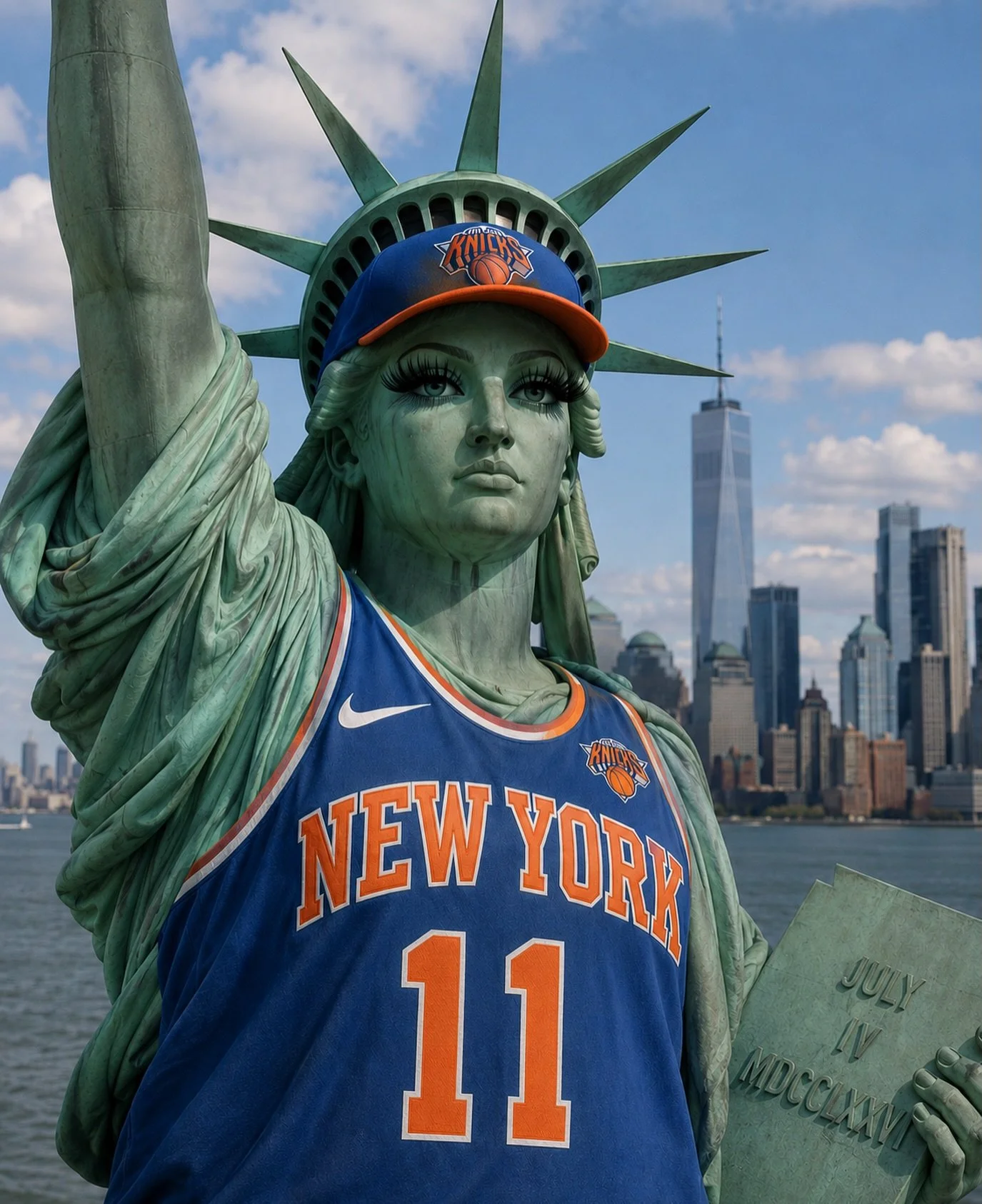 NY KNICKS BABY!!! Even the Statue of Liberty is celebrating &amp; the lashes are giving!! NEW YORK, WE DID IT! 🧡💙🏆

The Knicks brought home the championship, and I&rsquo;m bringing the lashes yall!

I&rsquo;ll be in NY June 27&ndash;28 for a limit
