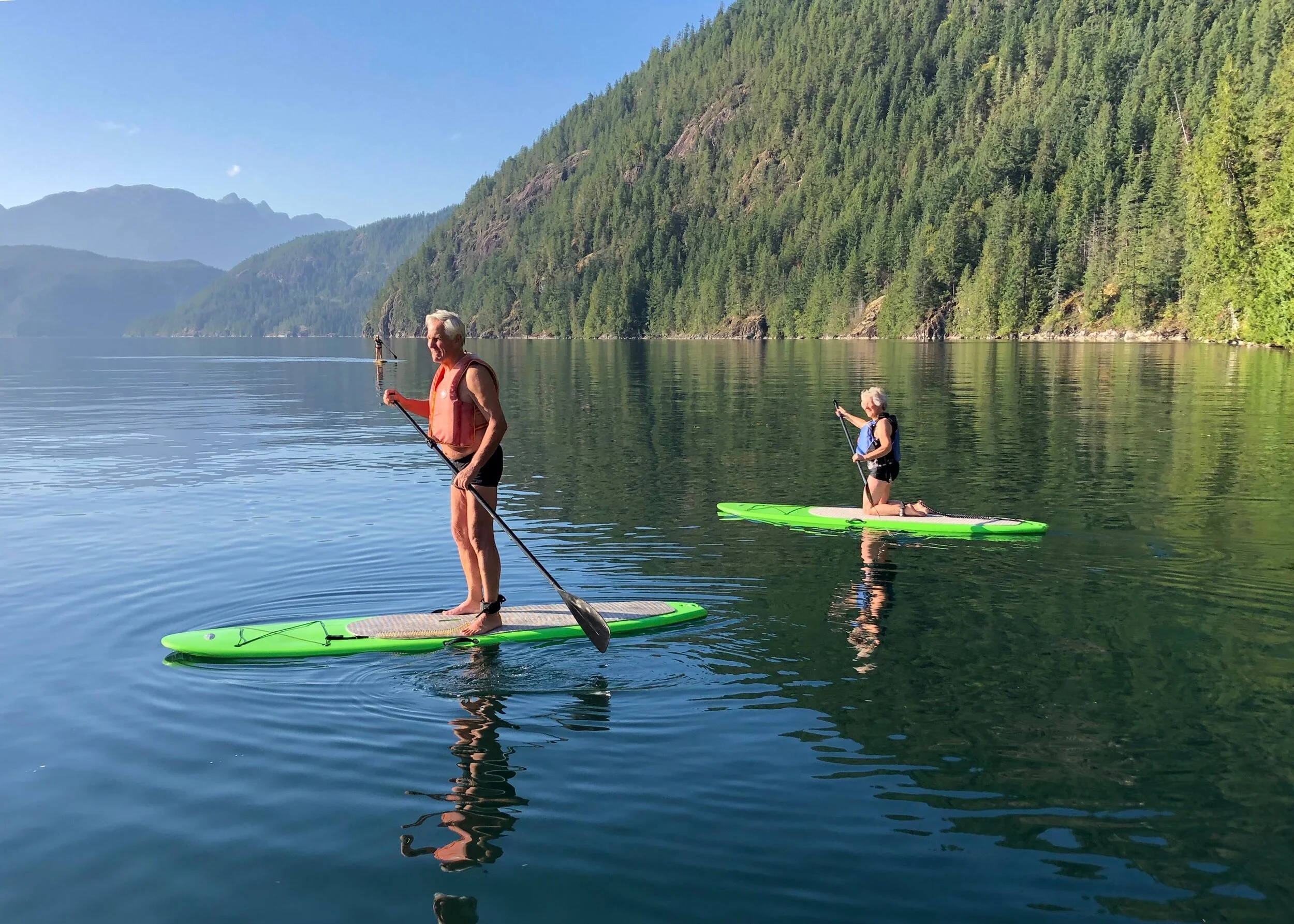 Paddle boarding