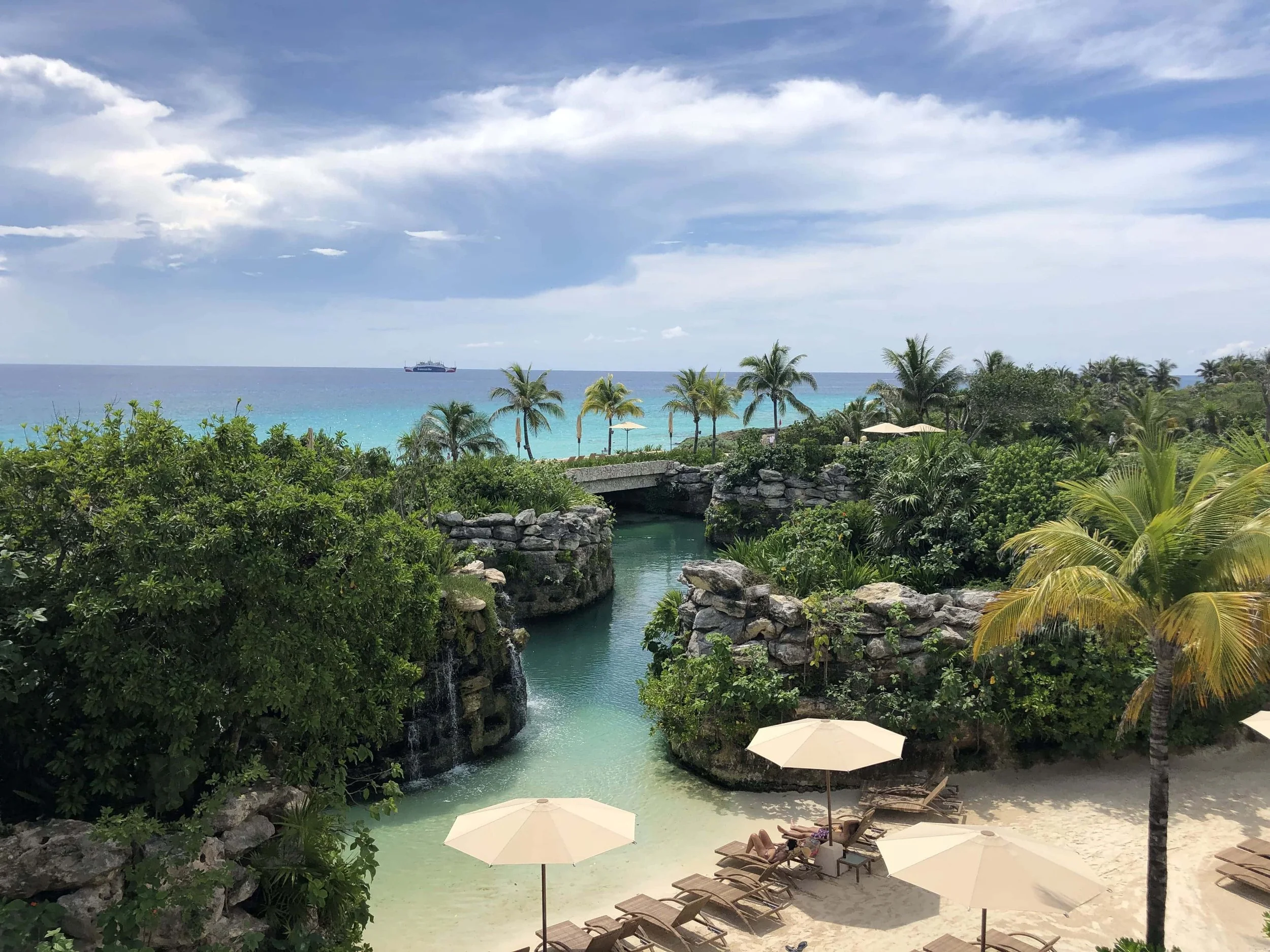 Luxury all-inclusive resort beach vacation, ideal for travelers who want a simple, relaxing trip.