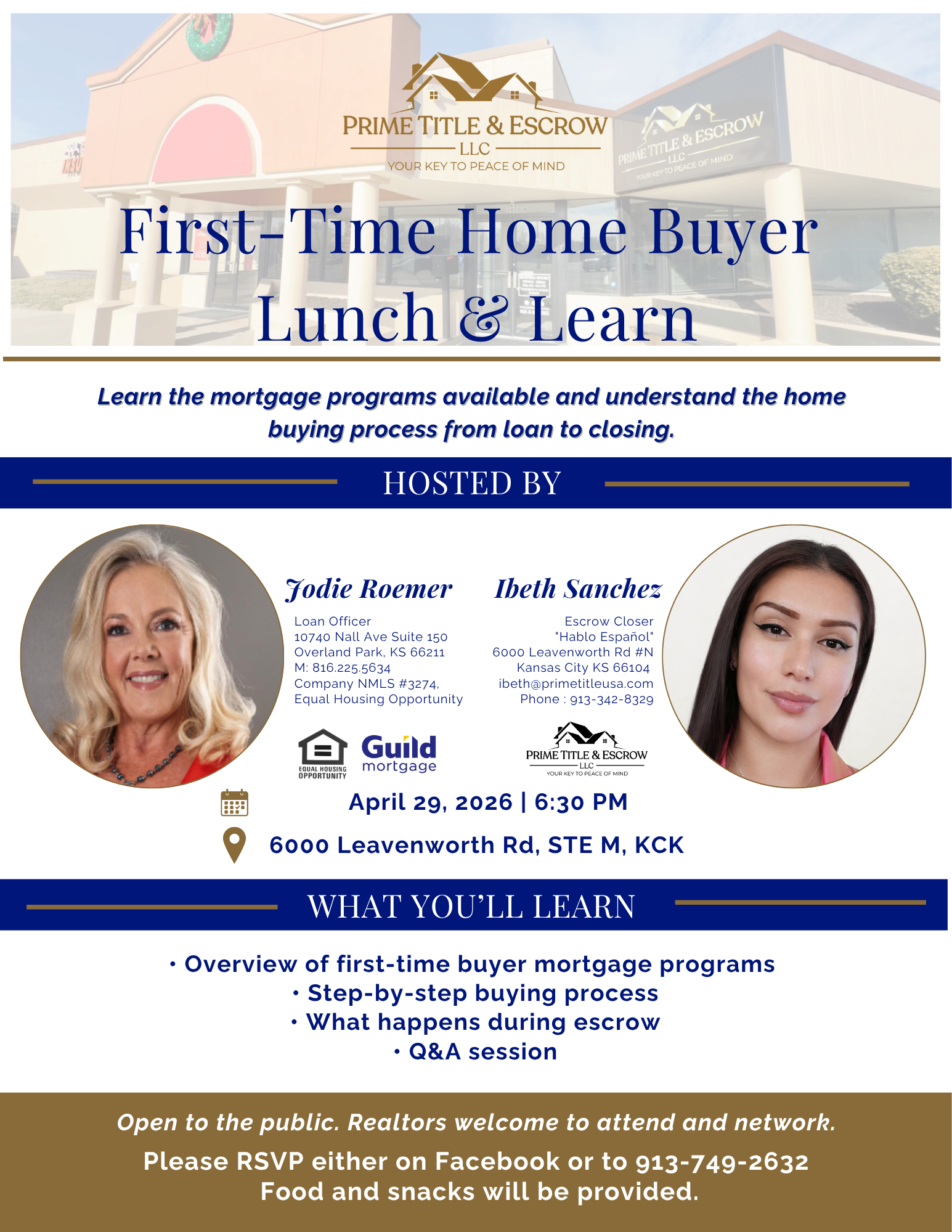 First-Time Homebuyer Night: Learn Before You Buy