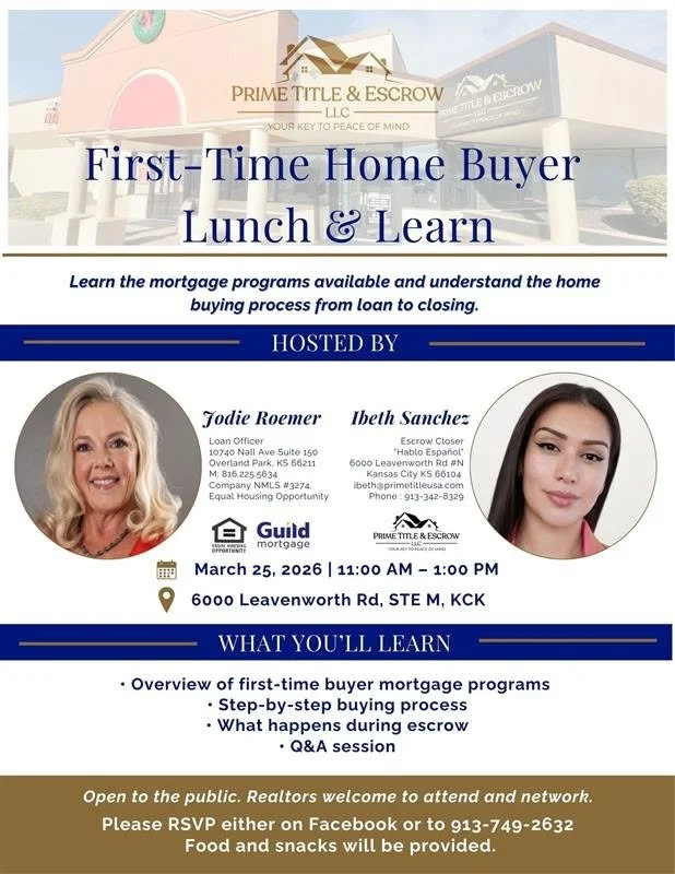 March 25th FREE First-Time Home Buyer Event