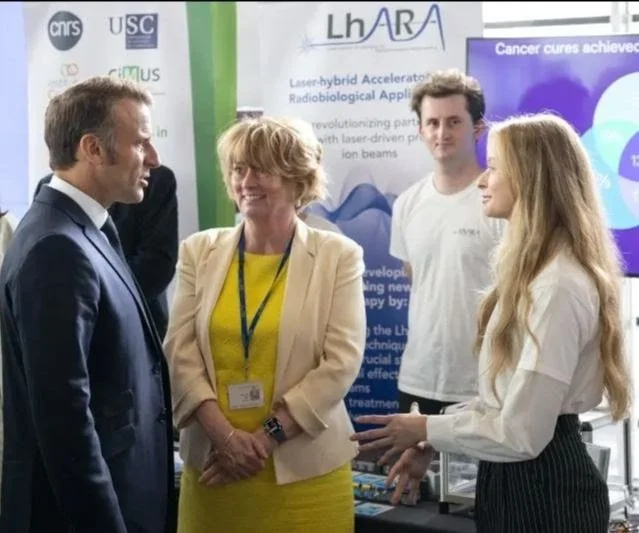 Highlights from French President Macron's introduction to LhARA, 2025 LhARA Collaboration meeting