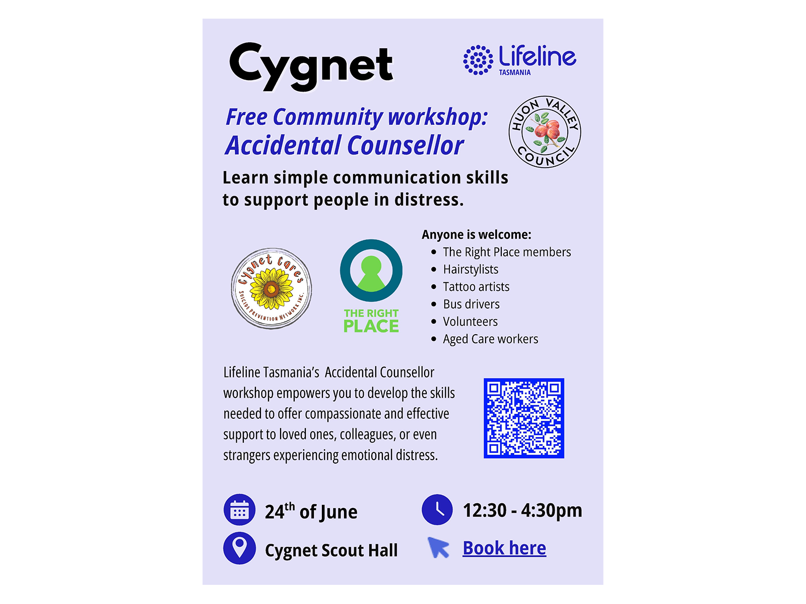 Accidental Counsellor - Free community workshop