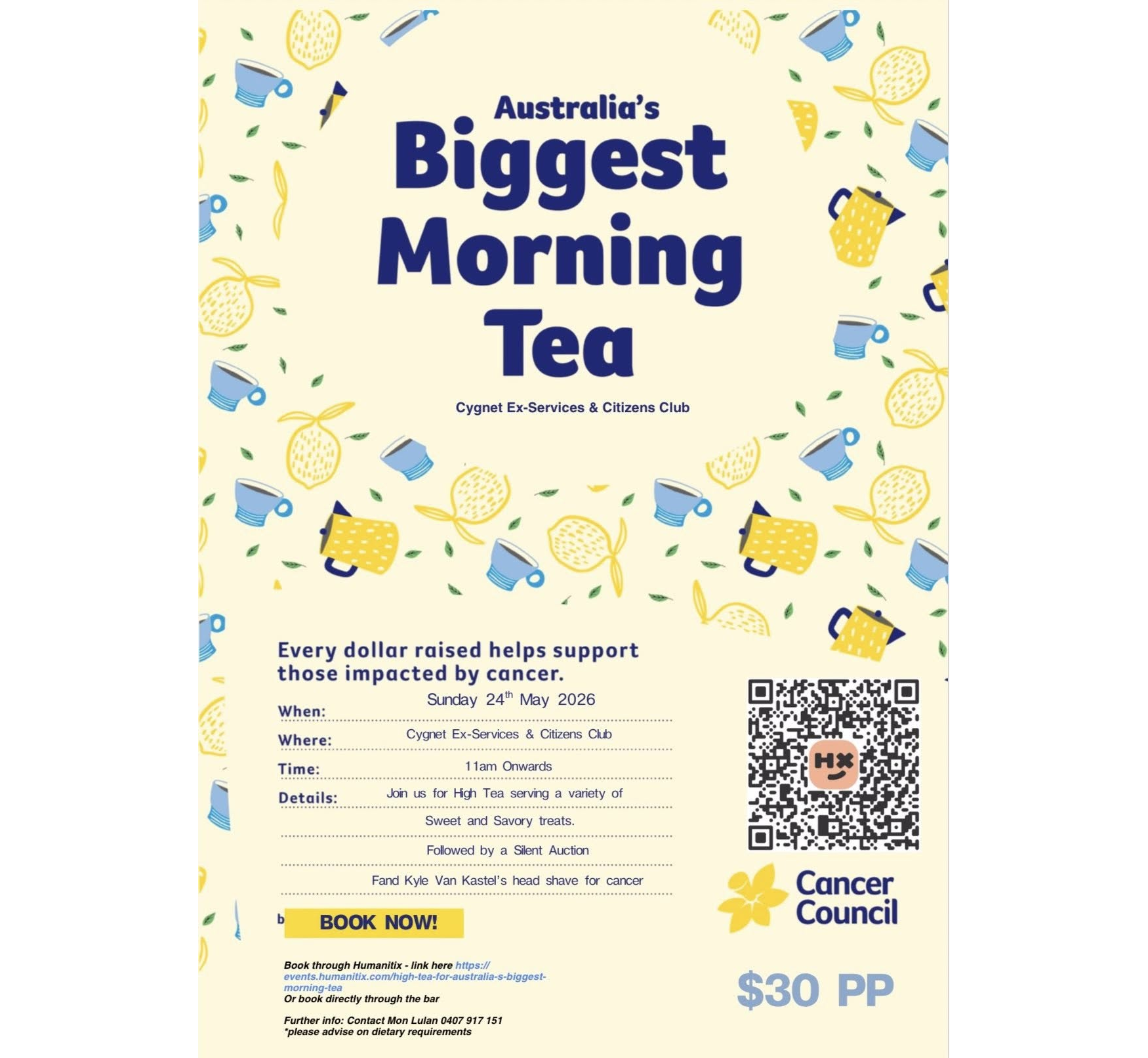 Cancer Council - Australia’s Biggest Morning Tea