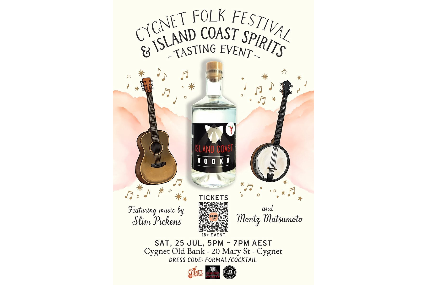 Tasting event: Cygnet Folk Festival &amp; Island Coast Spirits